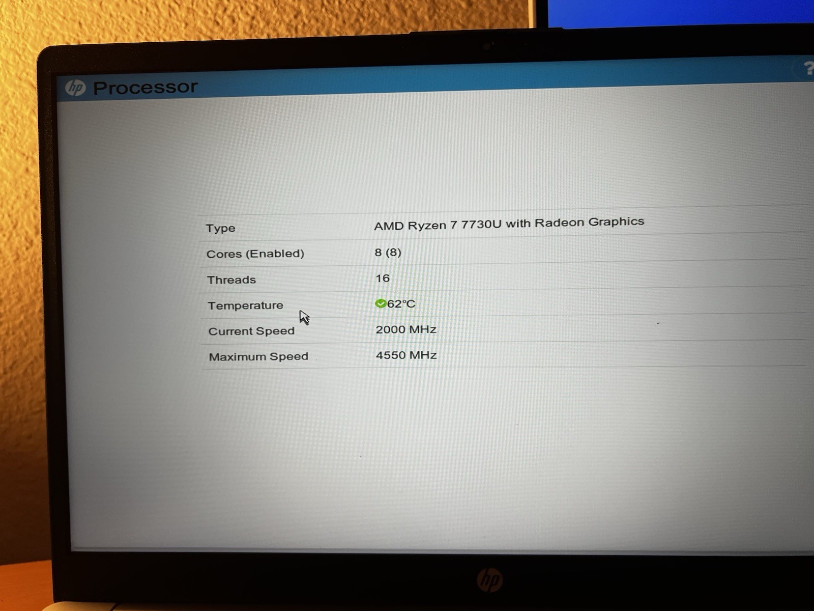 HP 15.6” Touchscreen Ryzen 7 7730U 16GB RAM 512GB SSD Windows 11 w/ Charger
