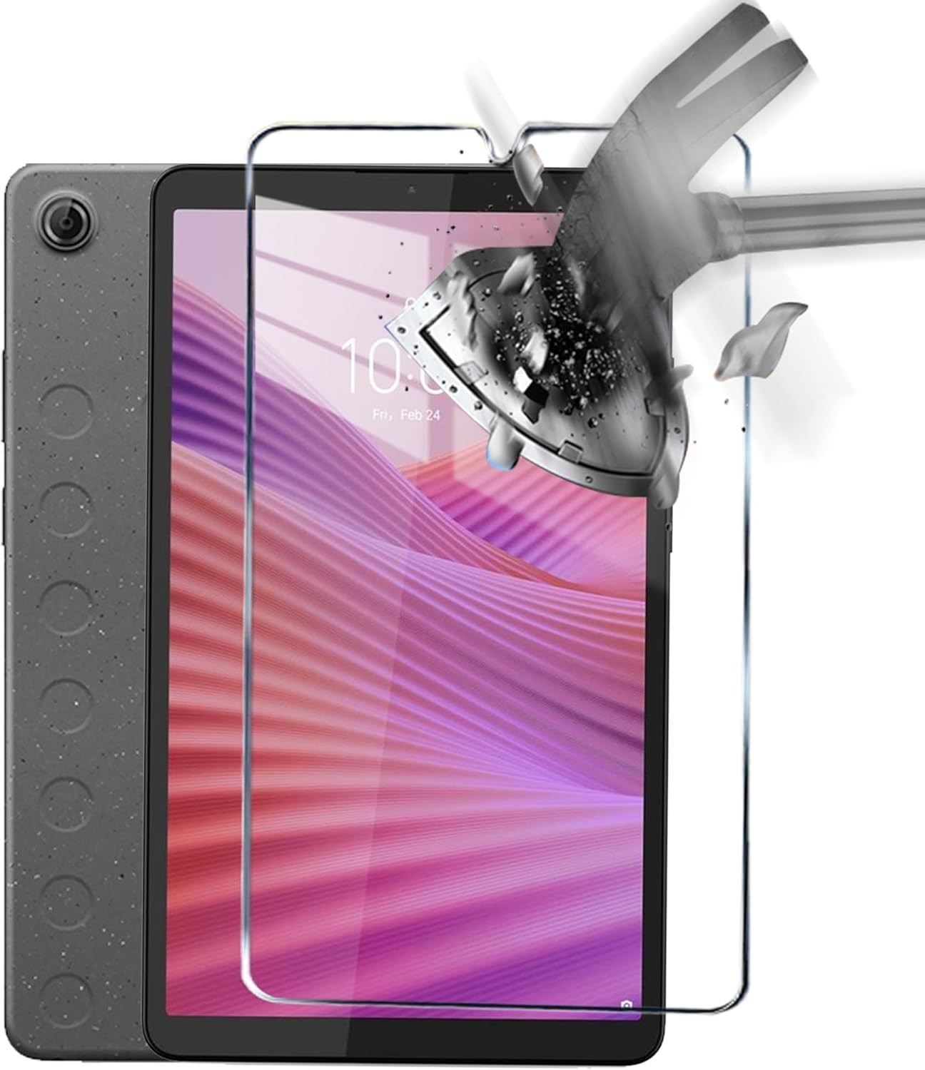 Tempered Glass Screen Protectors Compatible with Lenovo Tab One/ K9 8.7 Inch 202