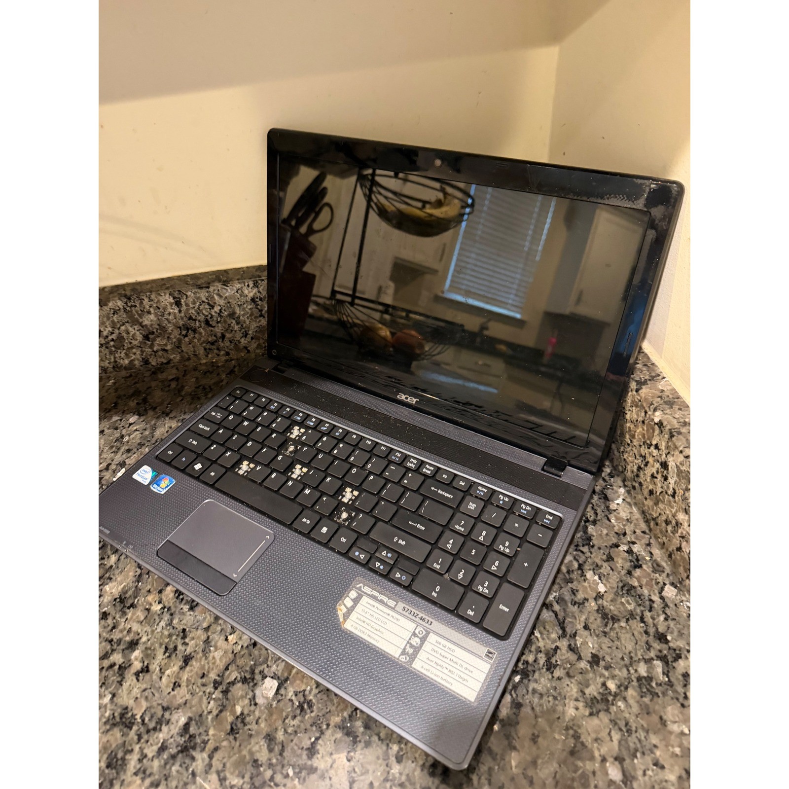 Acer Aspire 5733Z-4633 Laptop 15.6in Intel Pentium P6200 4GB RAM 500GB HDD Parts
