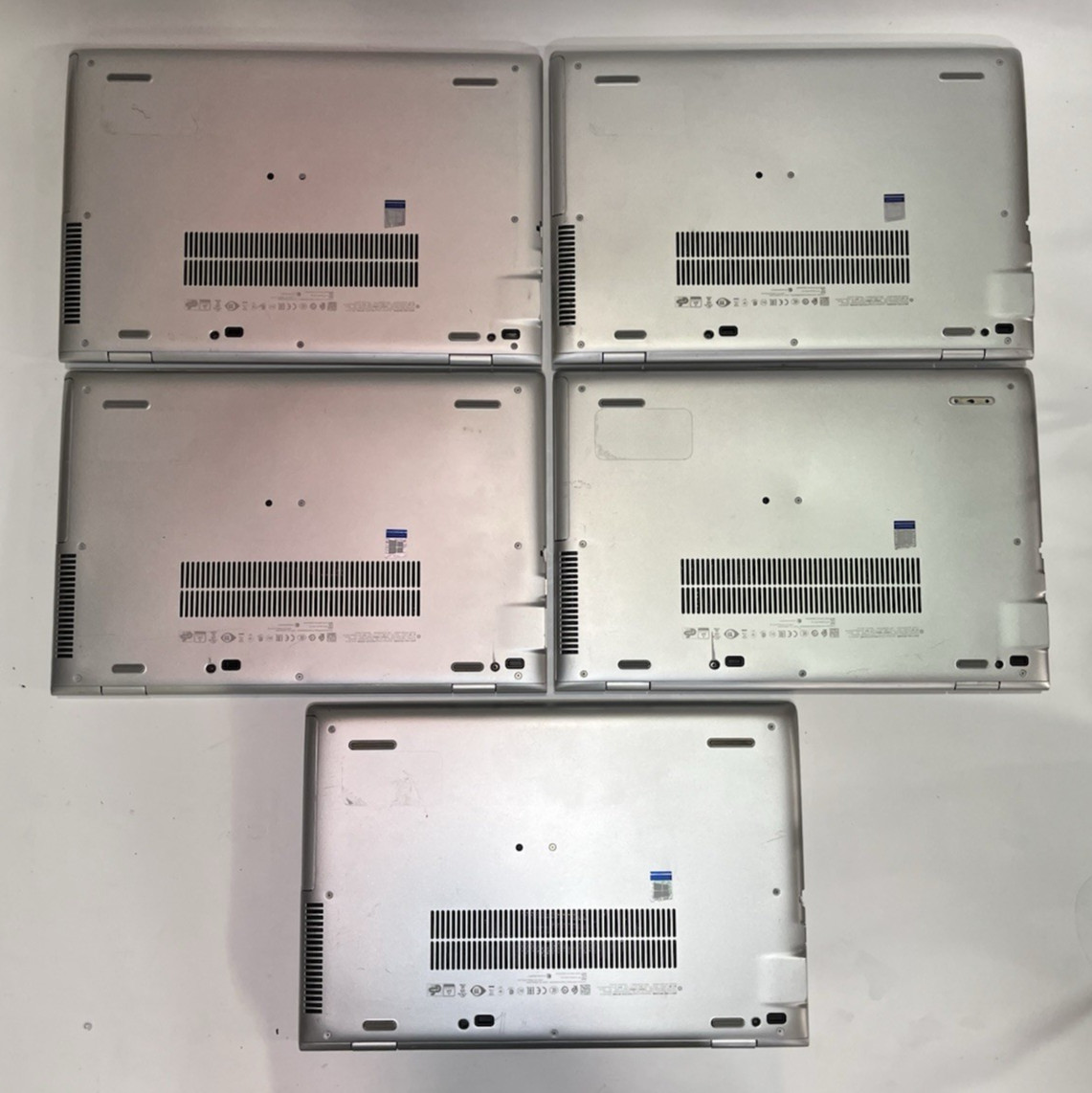 LOT OF 5 HP ProBook 650 G4 15.6″ Laptop Intel i5-7300U – NO RAM – NO SSD -TESTED