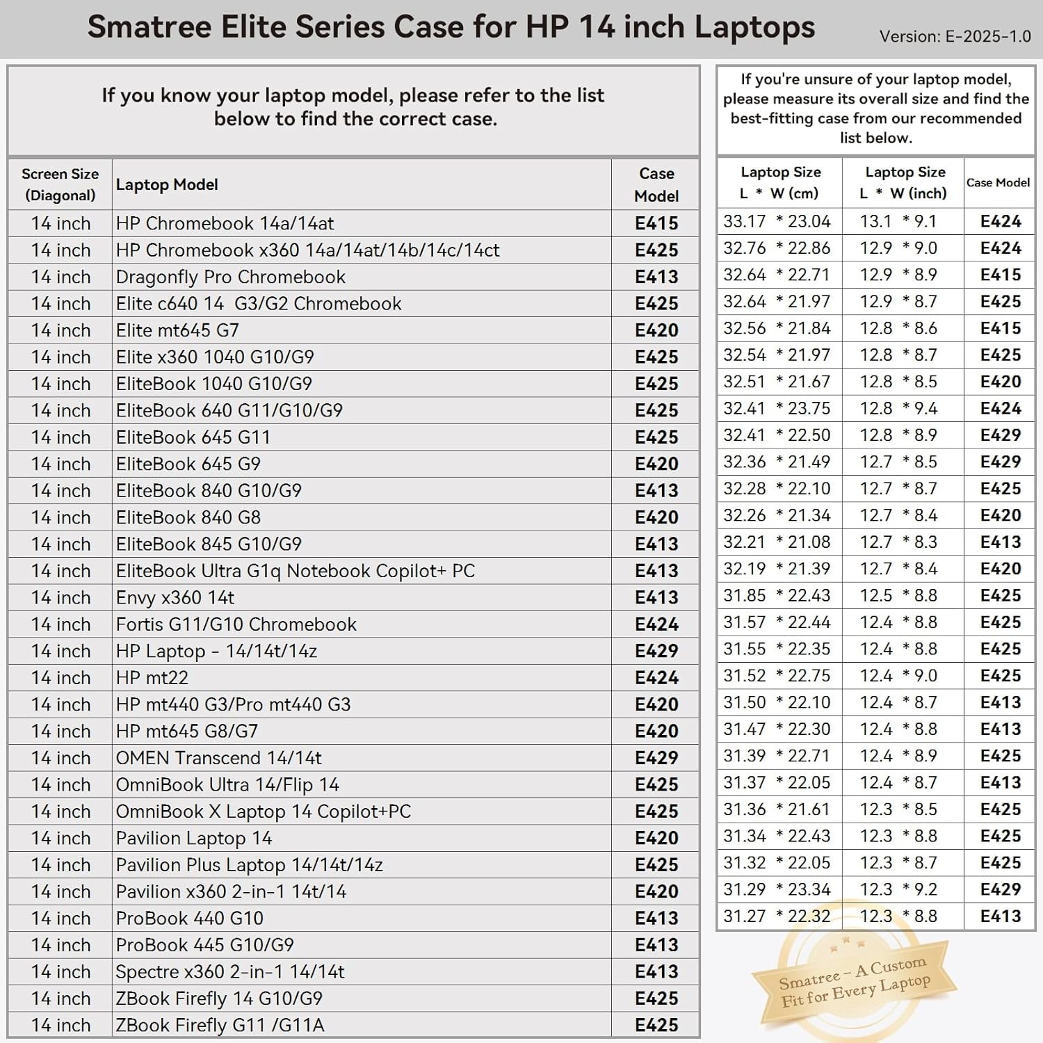 Sleeve for 14 inch HP OmniBook X Flip 2-in-1, Next Gen AI, EliteBook Ultra G1i