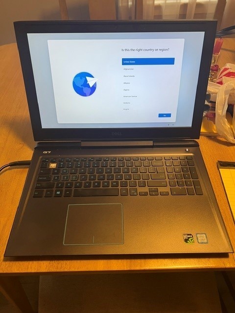 Dell G7 7588 15.6″ (1TB Storage, Intel i7-8750H, 2.20GHz, 16GB RAM, 6GB NVIDIA)
