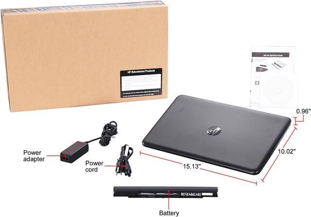HP Notebook 15-ba079dx Laptop AMD A10-9600P 16GB RAM 1TB SSD Touch Windows 10