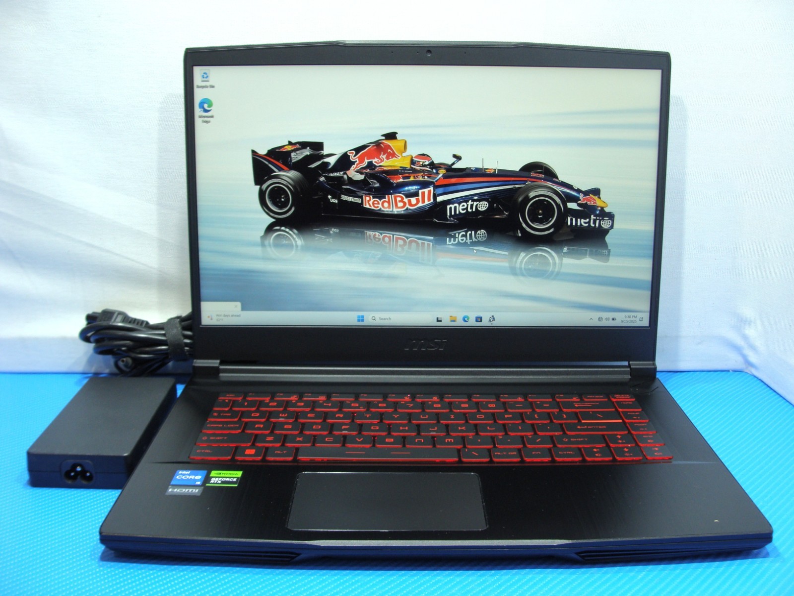 MSI Thin GF63 15.6” FHD 144hz i5-12450H 2.0GHz 8GB 1TB SSD RTX 2050 Battery 99%