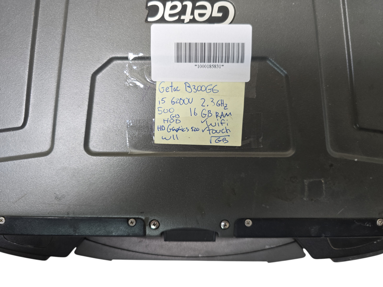 Getac B300-G6 Toughbook i5-6200U@2.3GHZ 500GB HDD Win 11 16GB Ram Touch Tested