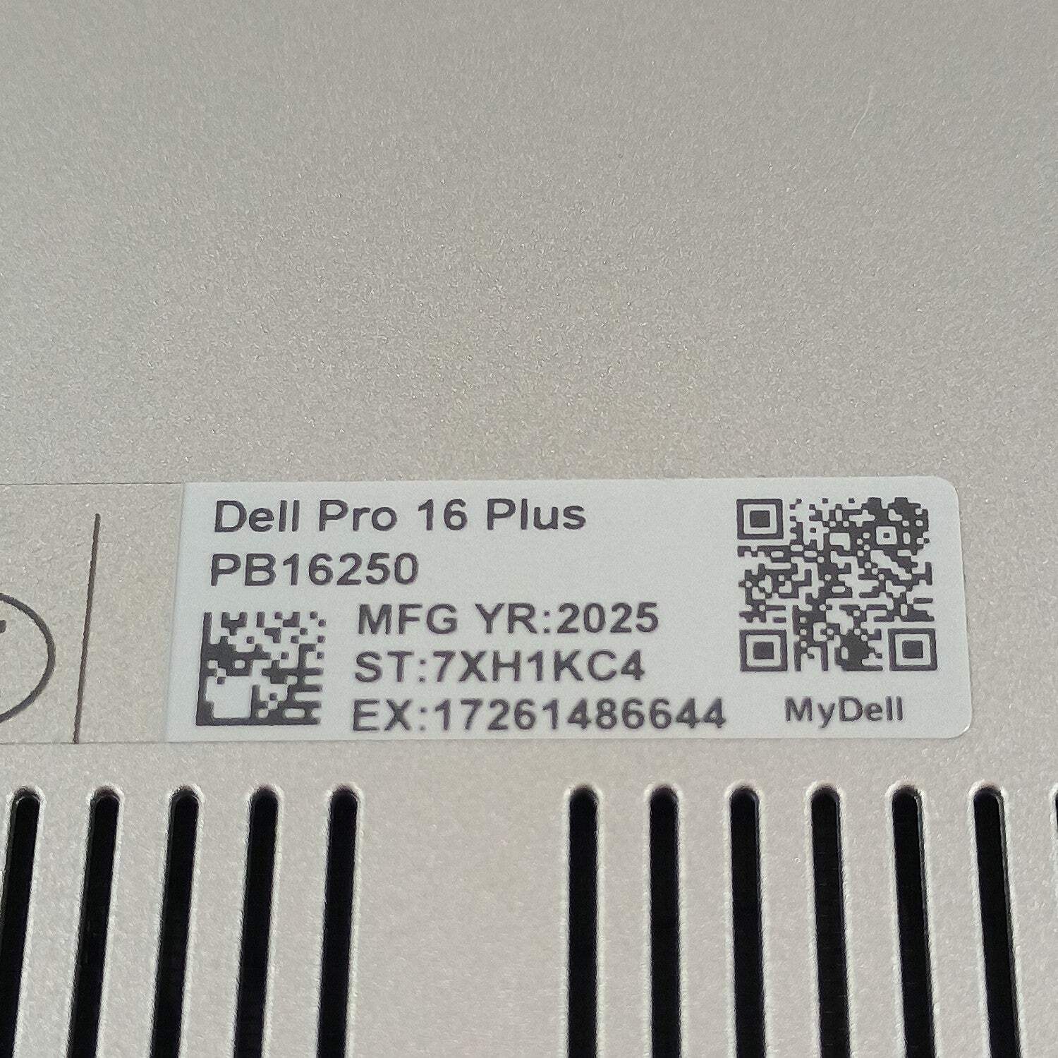 Dell Pro 16 Plus PB16250 16″ Core Ultra 5 235U 2.0GHz 16GB RAM 512GB SSD