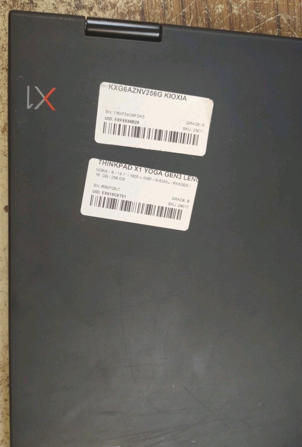 LENOVO ThinkPad X1 Yoga 3rd Gen W/ i5-8350U, 16GB, 256GB, TOUCH, STYLUS.