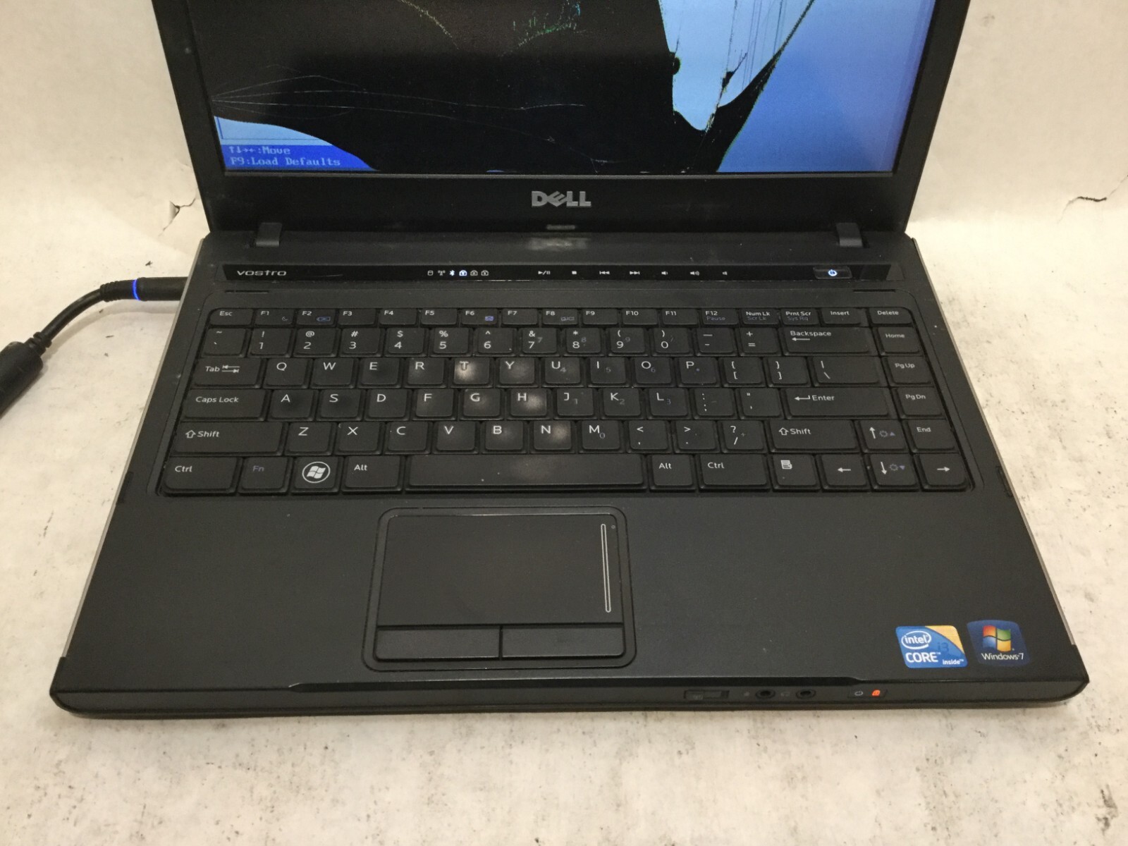 Dell Vostro 3400 / Intel Core i3 UNKNOWN SPECS / (CRACKED/MISSING PARTS!) -MR