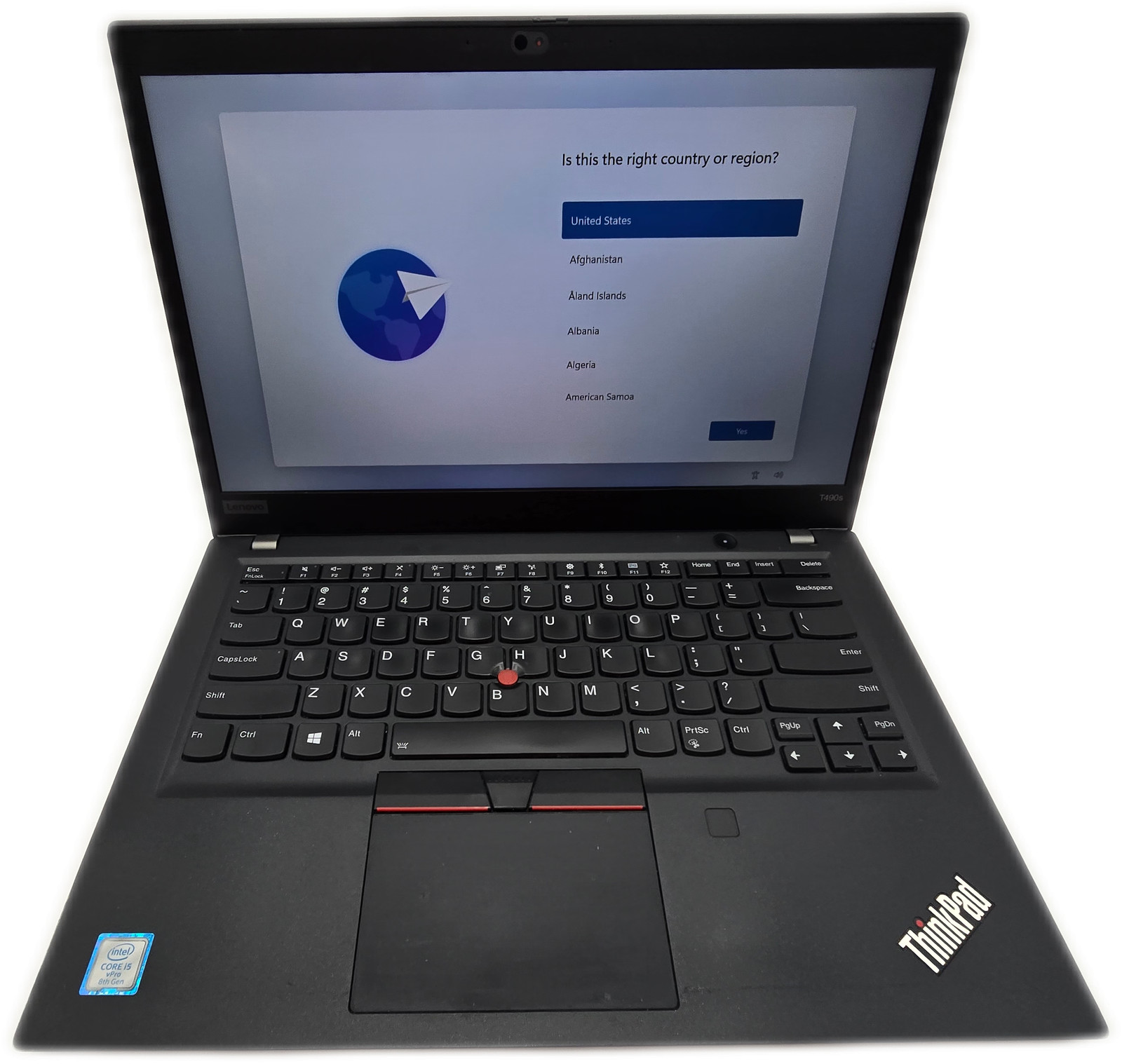 Lenovo ThinkPad T490S i5-8th 16GB 256GB SSD Windows 11 Home