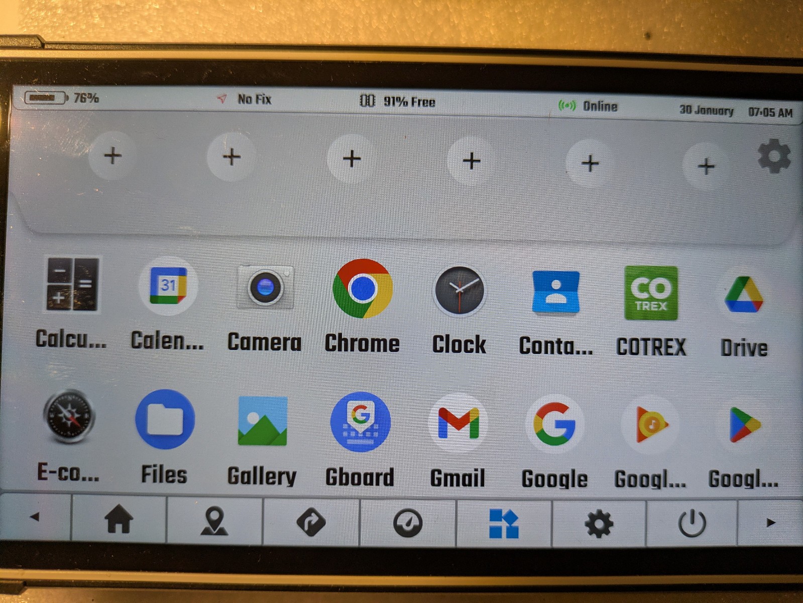 Ex-Military Rugged Android Tablet w/ Industrial GPS, Sensors & 8,000 mAh battery