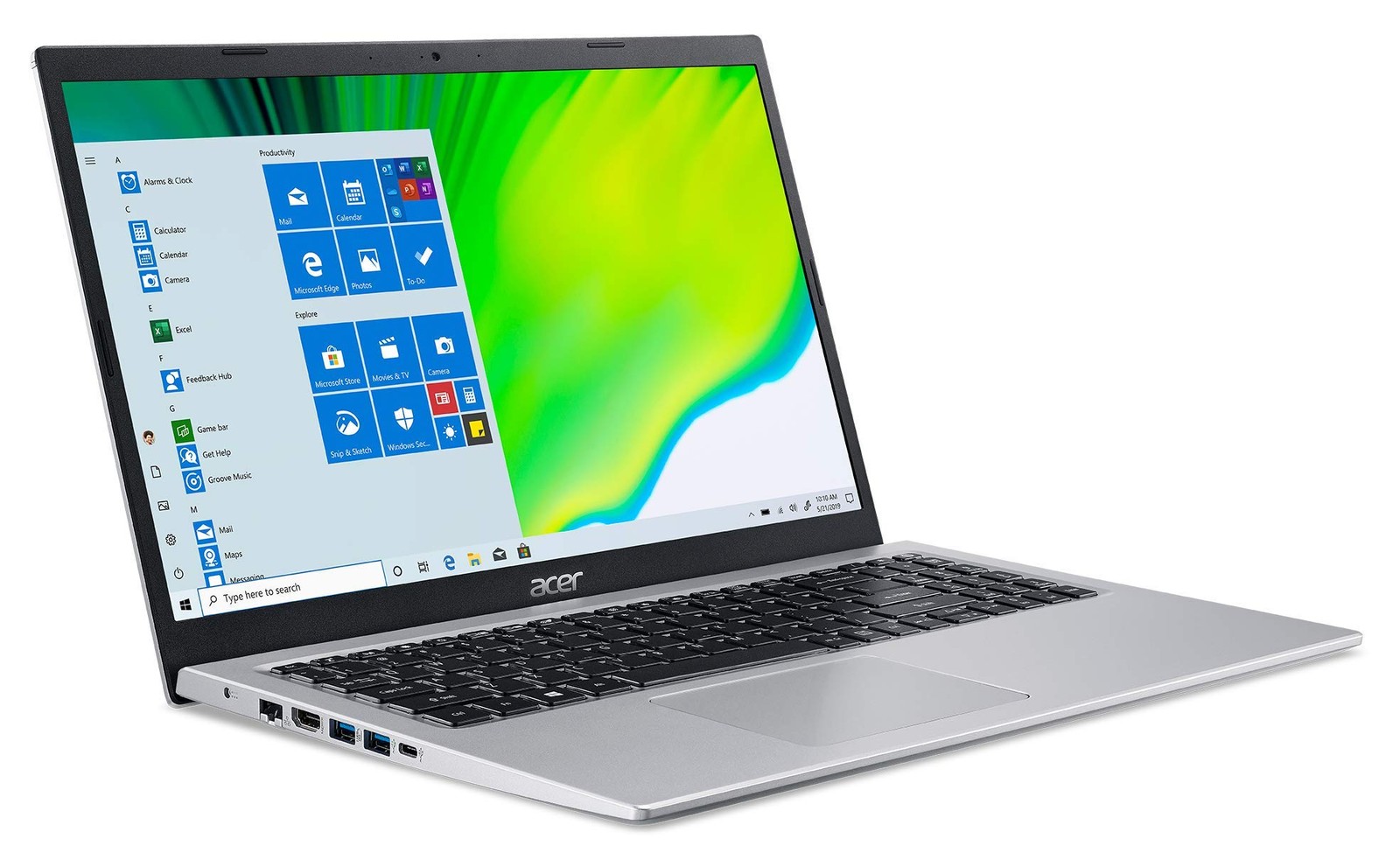 acer Aspire 5 A515-56-363A, 15.6″ Full HD IPS Display, 11th Gen Intel Core i3