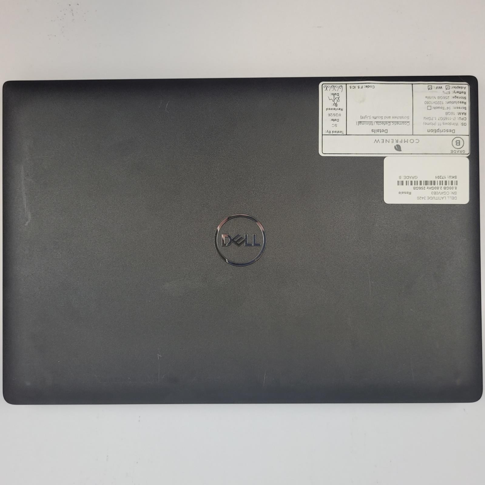 DELL LATITUDE 3420 Win 11 i7-1165G7 16GB RAM 256GB NVME | Grade B