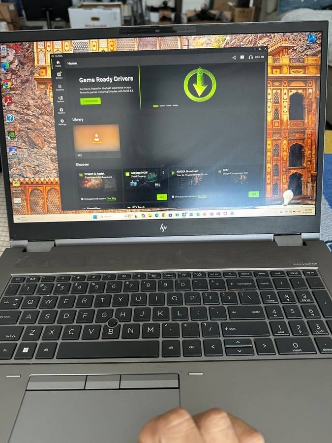 HP ZBook Fury G8 17.3” Laptop i7-11850H 24 GB RAM 750 GB SSD NVIDIA T1200 GPU