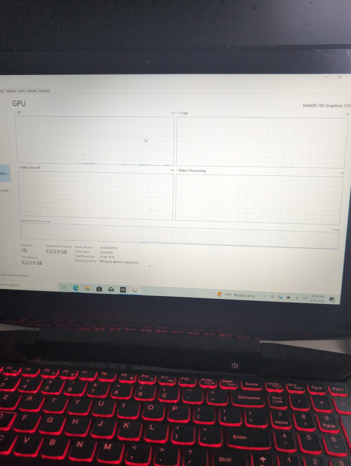 Lenovo Gaming IdeaPad Y700-15ISK Laptop I7-6700HQ Nvidia 960 4GB VRAM 8GB RAM