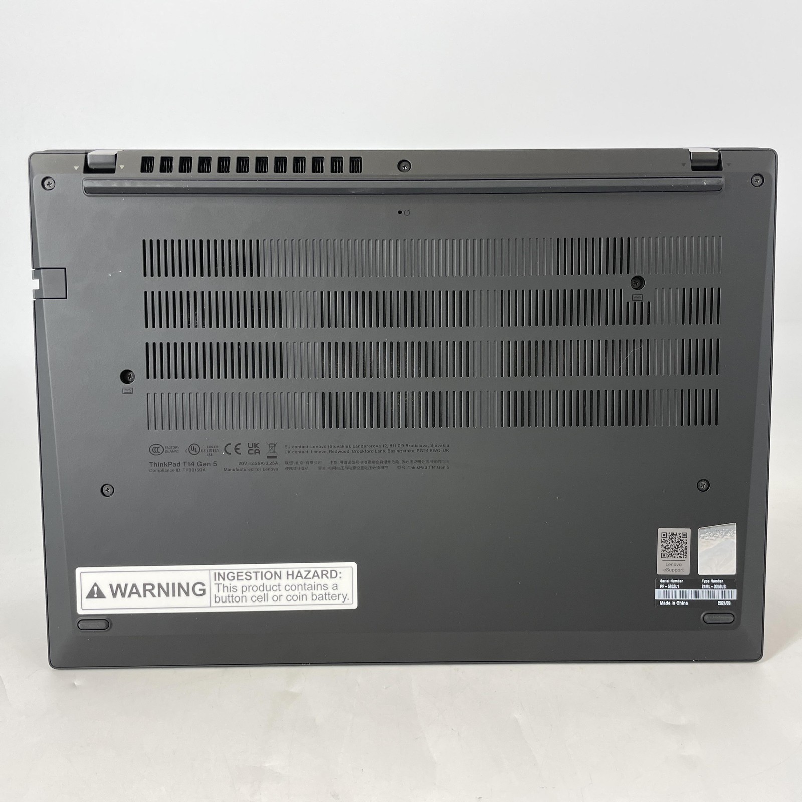 Lenovo ThinkPad T14 Gen 5 FHD+ 1.3 GHz Ultra 5 125U 32GB 2TB SSD BAD USB-C PORT