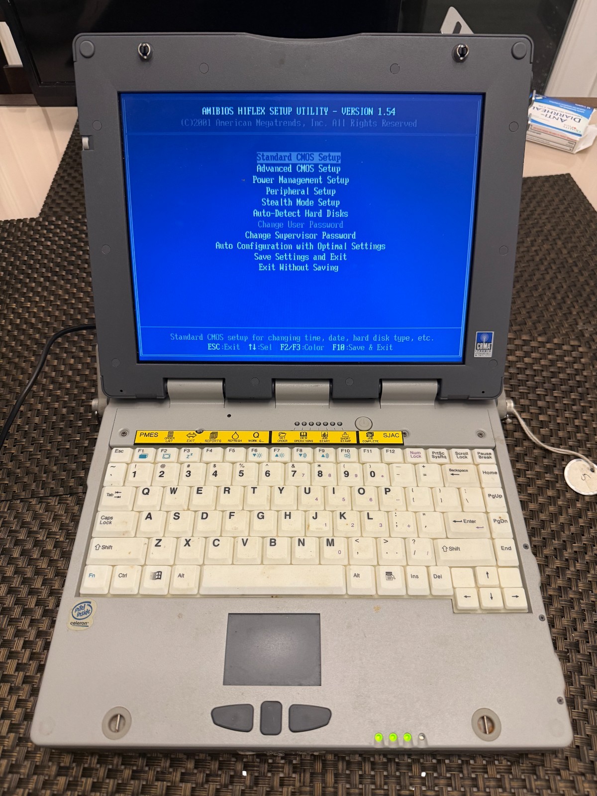 🖥️ Itronix GoBook II Celeron @1.8MHz, 1GB RAM w/AC adapter for PARTS OR REPAIR