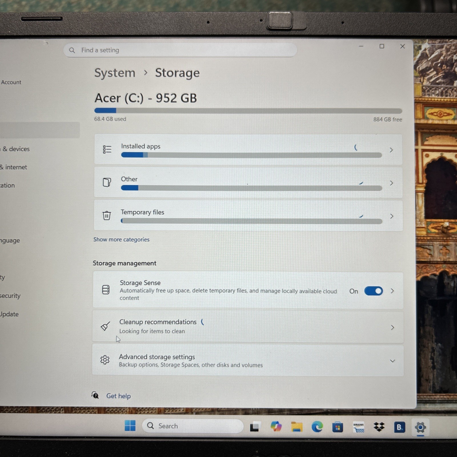 Acer Aspire 3-15.6in Laptop 2.8GHz 16GB 1TB SSD AMD Ryzen5 Touchscreen Free SH