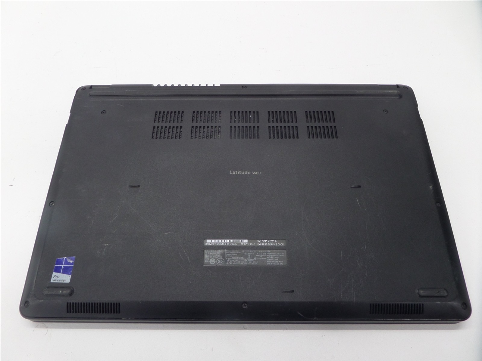 Dell Latitude 3580 15.6″ Intel Core i5 7200U 2.50GHZ 16GB RAM Laptop No HDD/OS