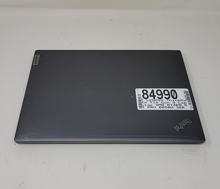 LENOVO ThinkPad T14 Gen 3 Laptop AMD RYZEN 5 PRO 6650U 16GB 256GB SEE NOTES
