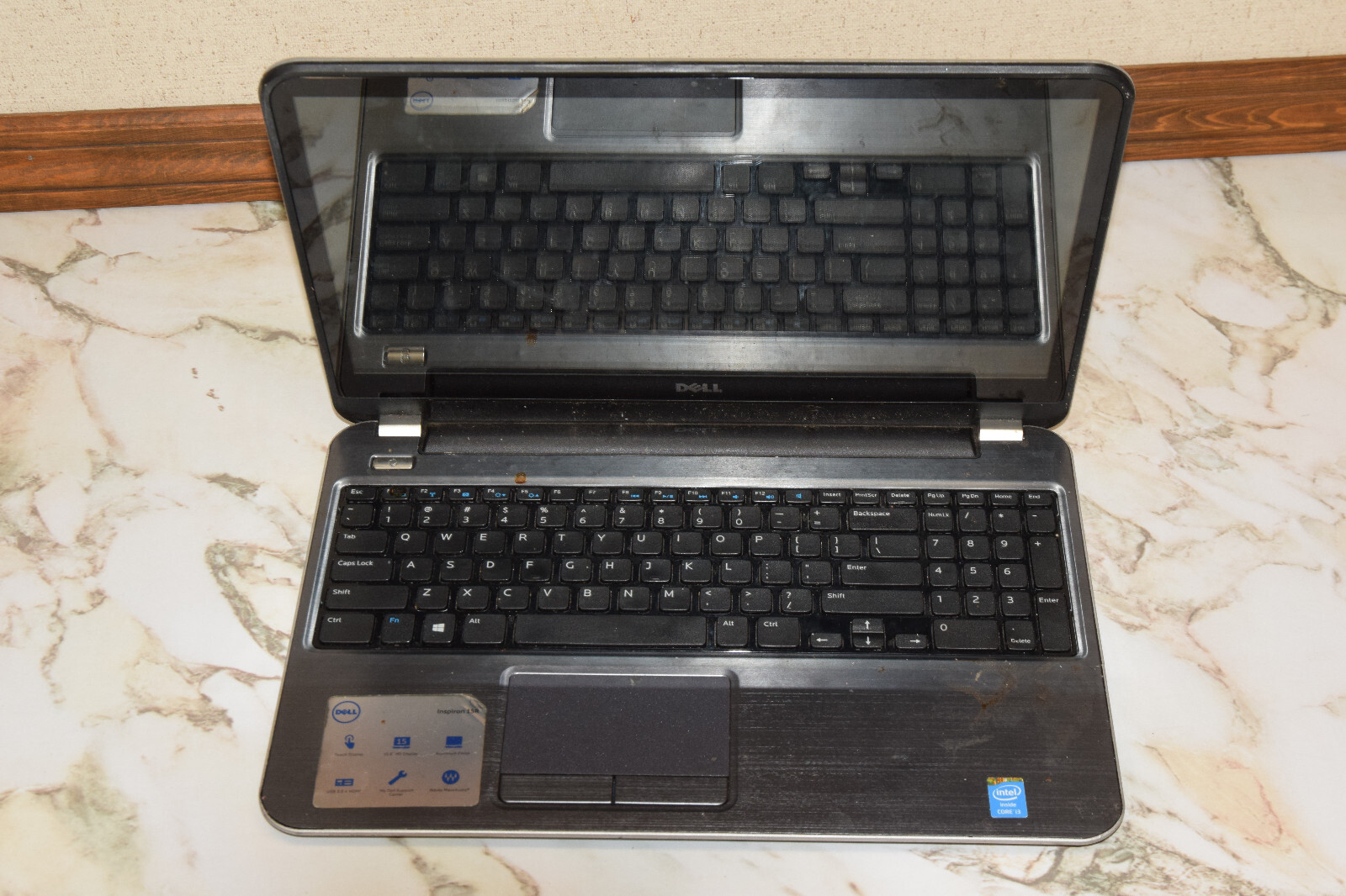 DEAD JUNK Dell Inspiron 15R-5537 15.6″ Laptop Incomplete AS IS Parts Repair