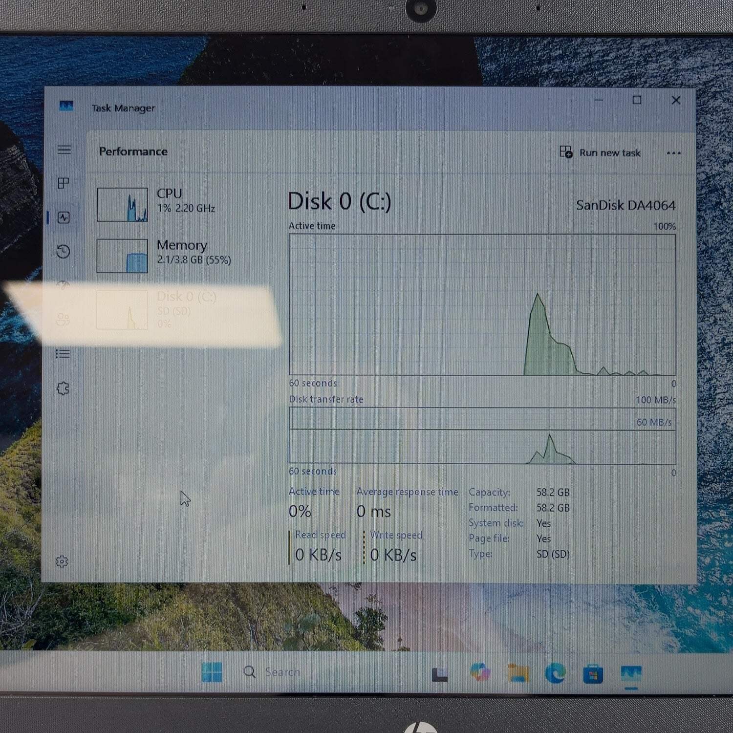HP Laptop 14-DQ0052DX 14″ Celeron N4120 1.1GHz 4GB RAM 64GB SSD