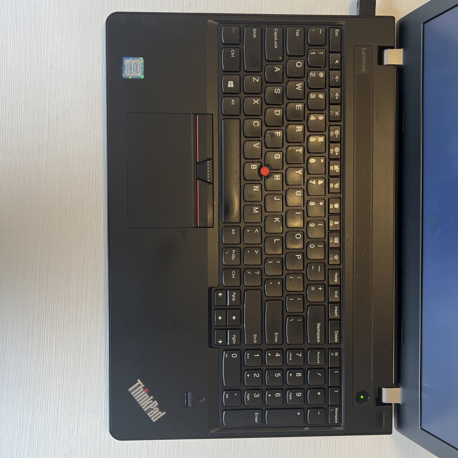 PARTS ONLY Lenovo ThinkPad E570 15.6″ Intel i5-7200U @ 2GHz, NO HDD OR RAM READ!