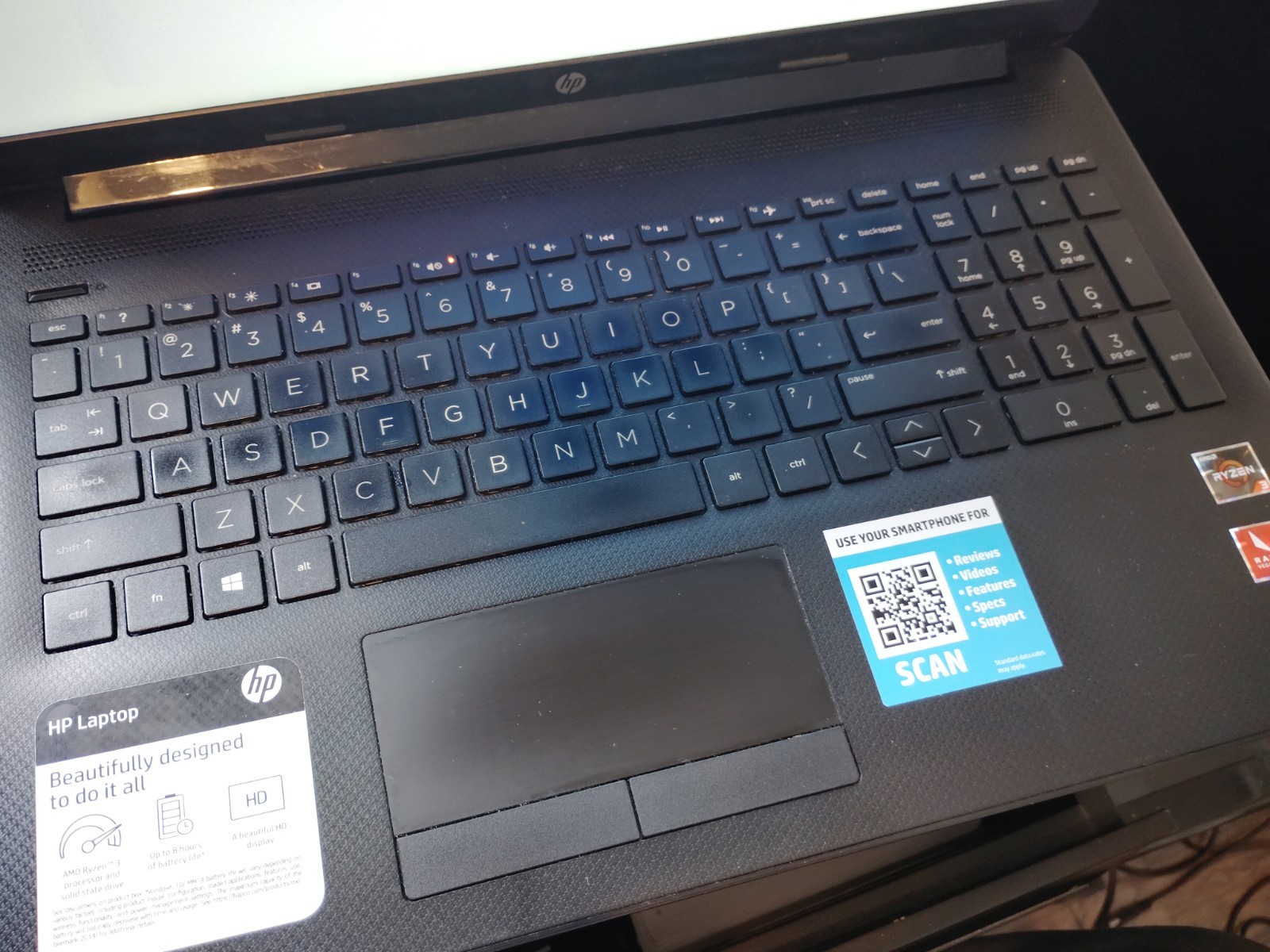 HP Hewlett Packard Laptop, 64-bit, 8GB RAM