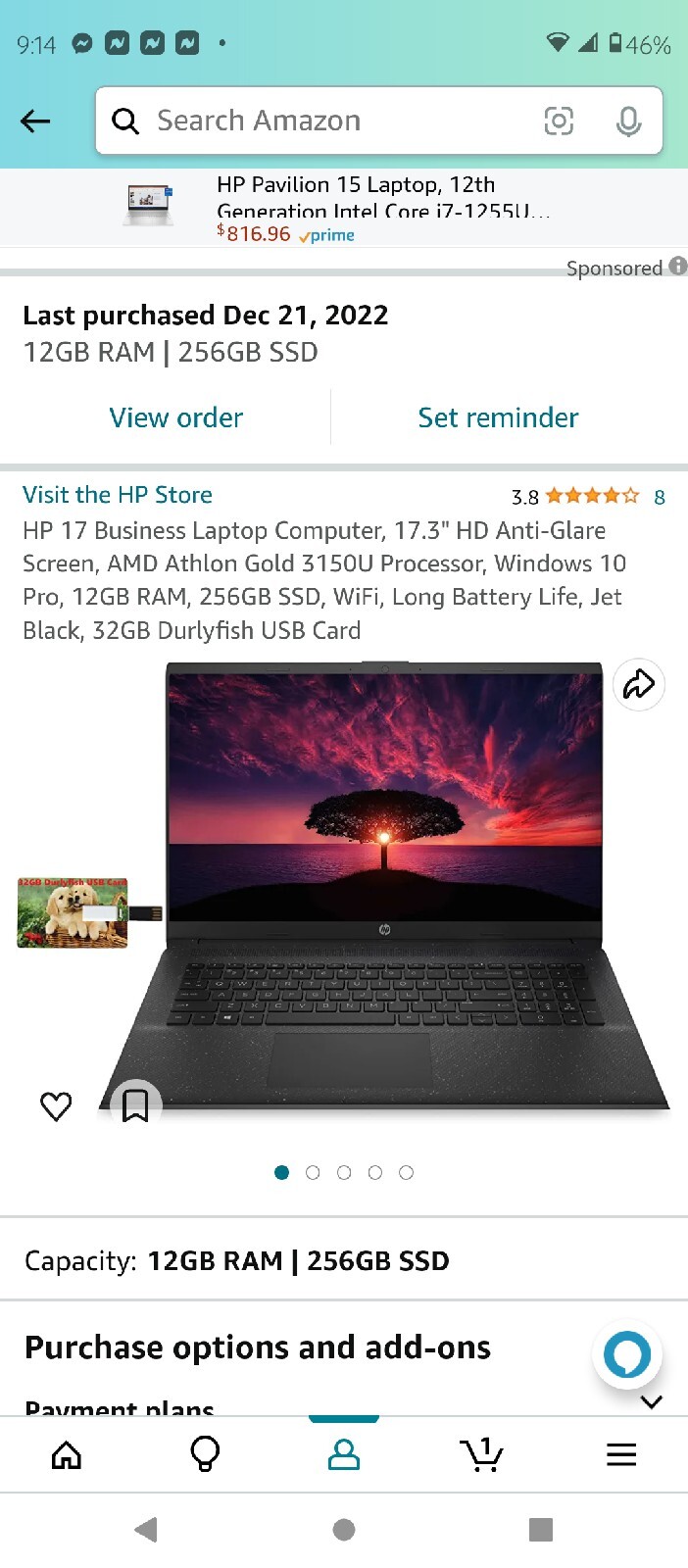 hp laptop i7