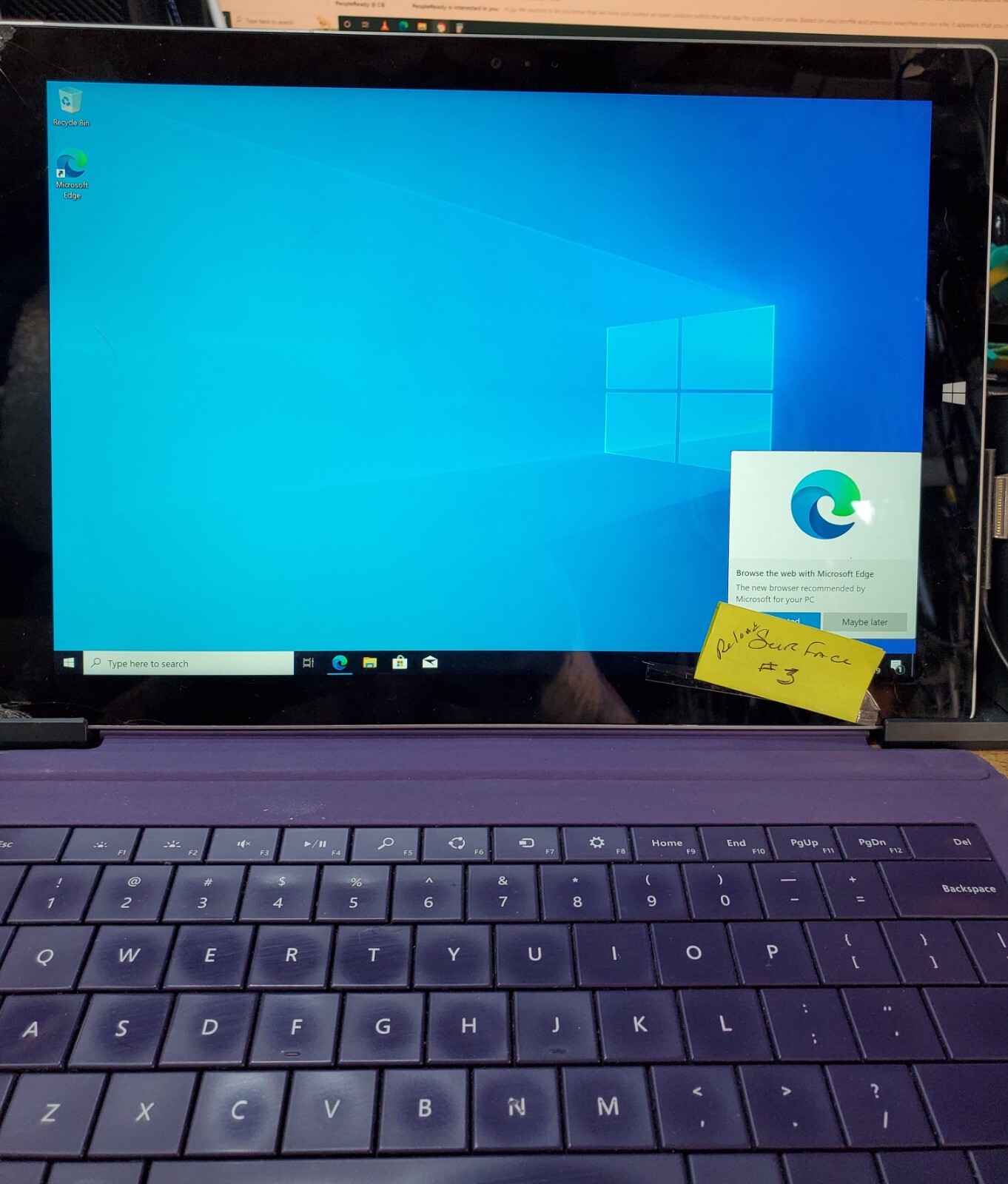 Microsoft Surface Pro 3 12.3″ Touch i5-4300U 4GB RAM 128GB SSD Win 10 Pro #3