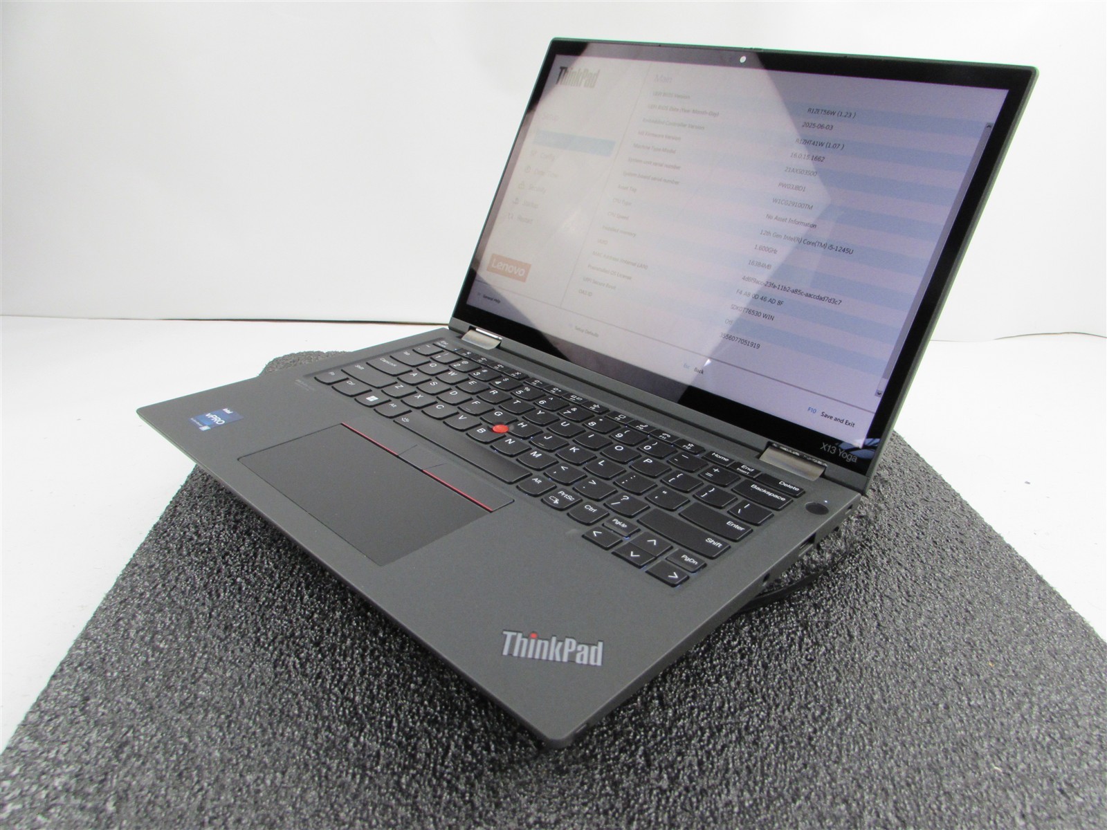 LENOVO THINKPAD X13 YOGA (Gen 3) 13.3″ 2-in-1 I5-1245U 256GB SSD 16GB RAM WIN 11