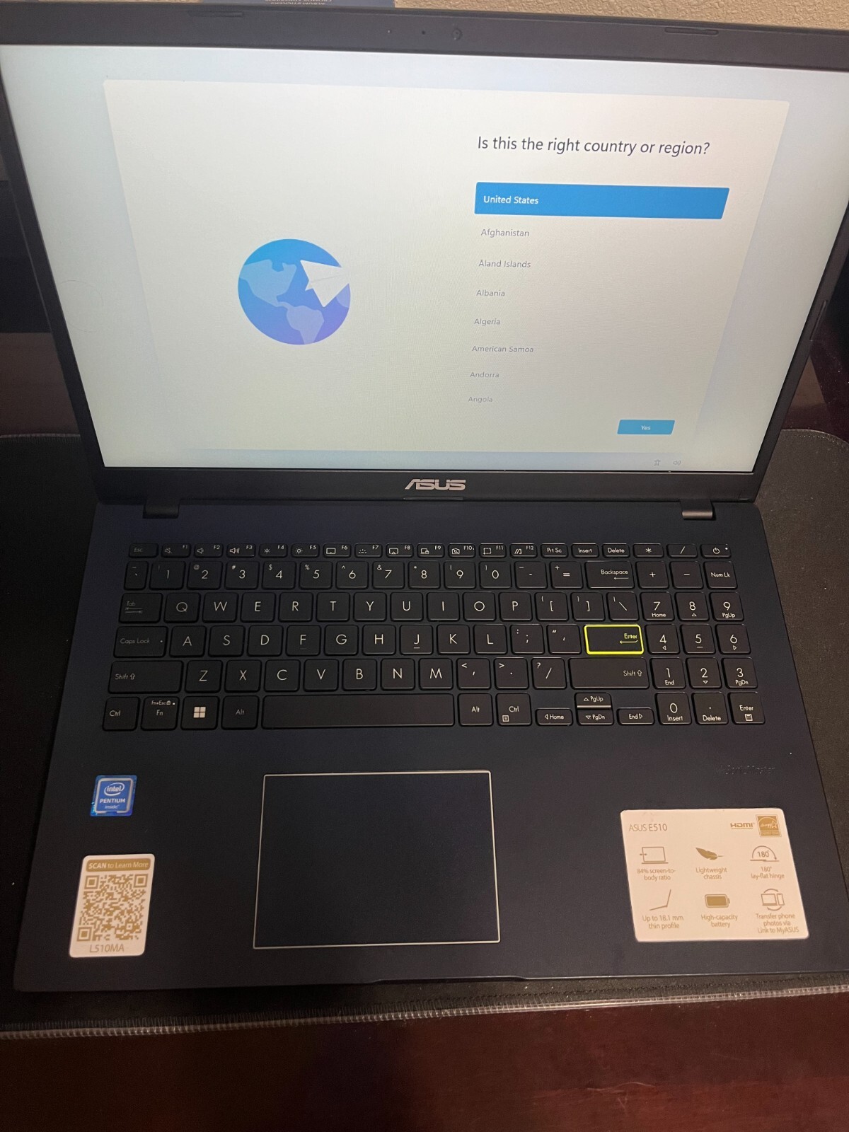 ASUS L510 15.6″ (128GB Intel Celeron N4020 1.10GHz 4GB) Laptop – Black…