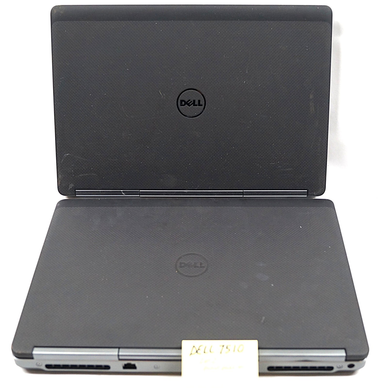 LOT (2) Dell P53F Notebook Laptops 7510 15.6” No Battery or Cover READ PoR B142
