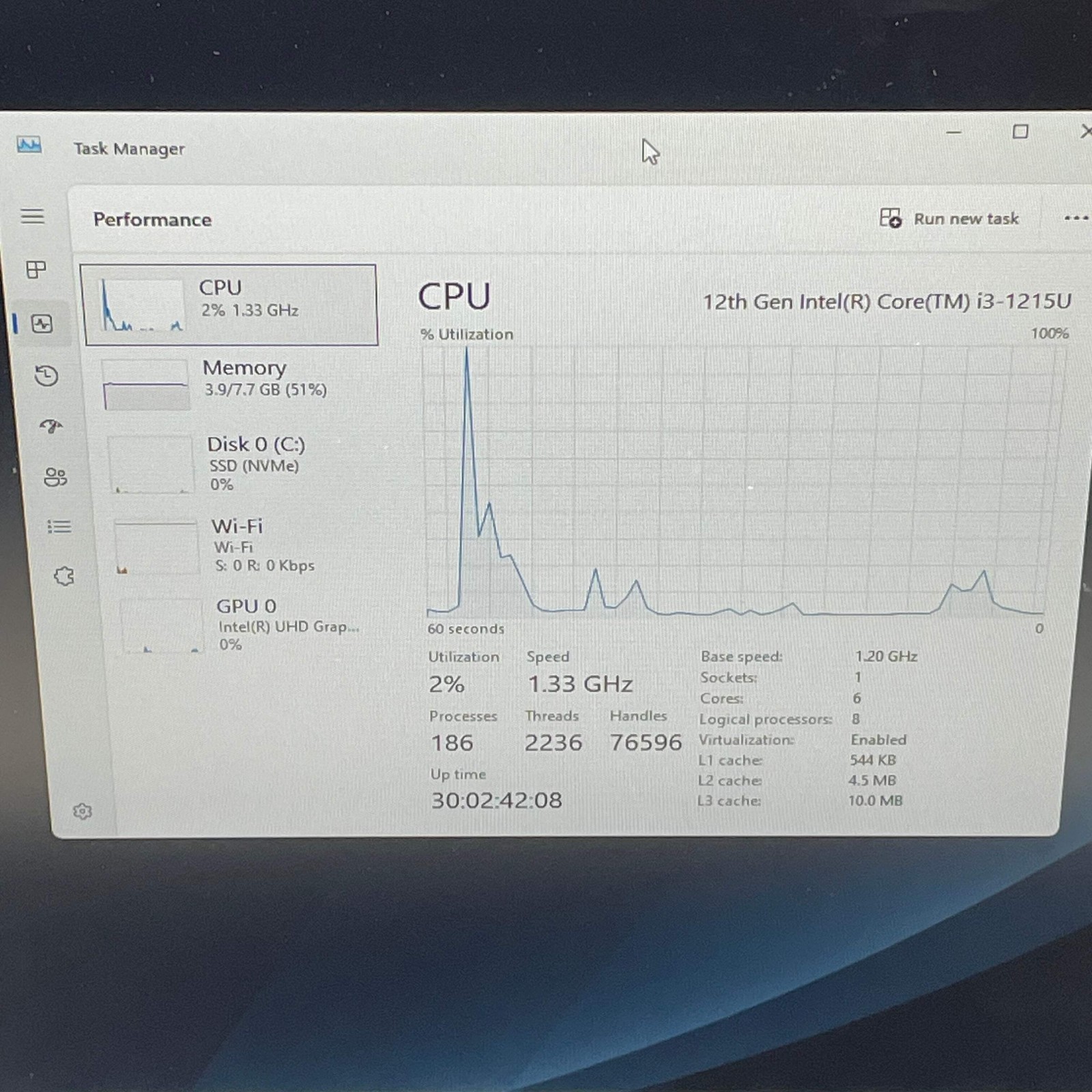 Asus Vivobook 17 X1704Z 17.3″ i3-1215U 1.2GHz 8GB RAM 512GB SSD