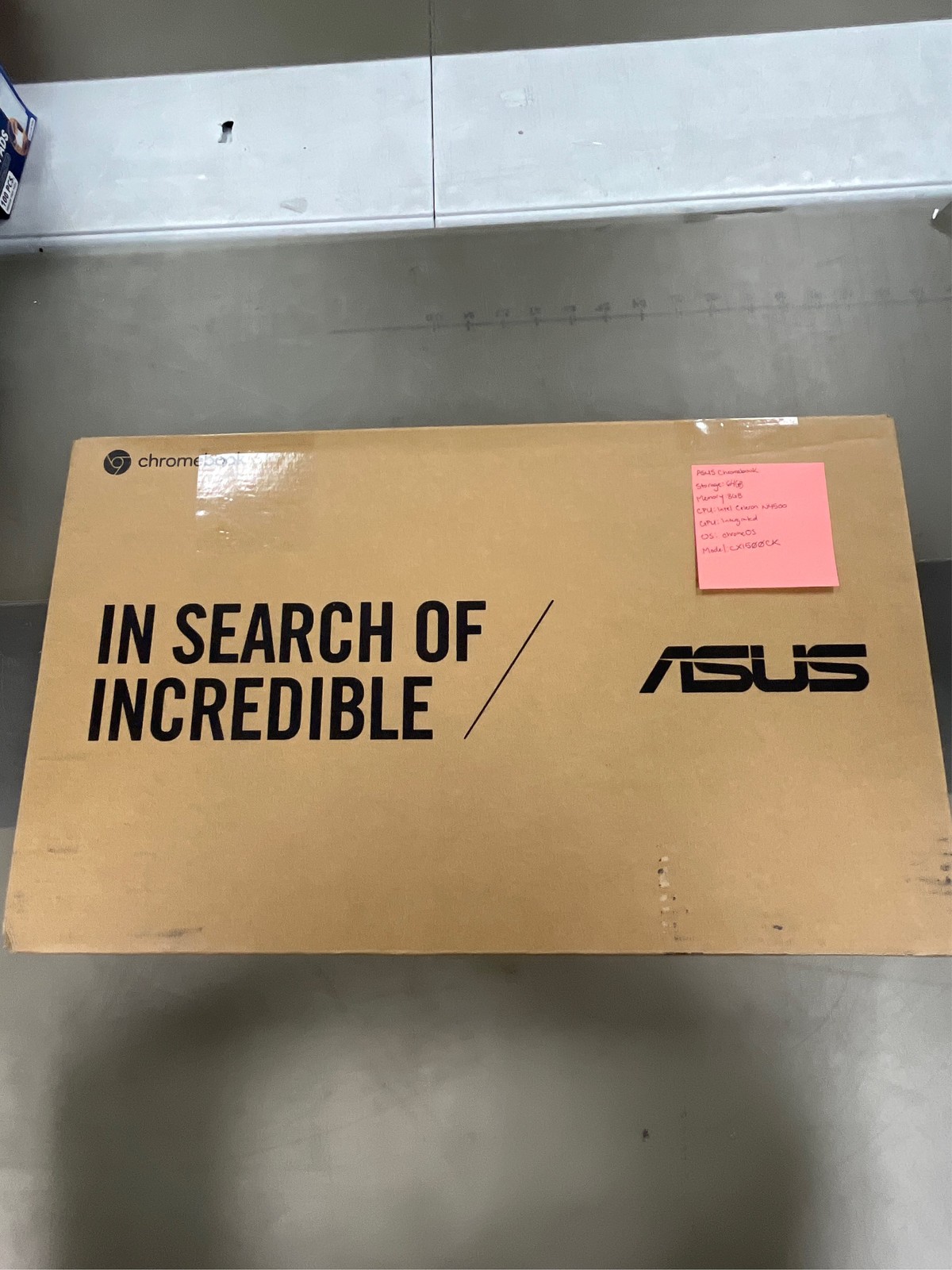 ASUS Chromebook CX1, 15.6″ FHD NanoEdge Display, Intel Celeron N4500 Processor,