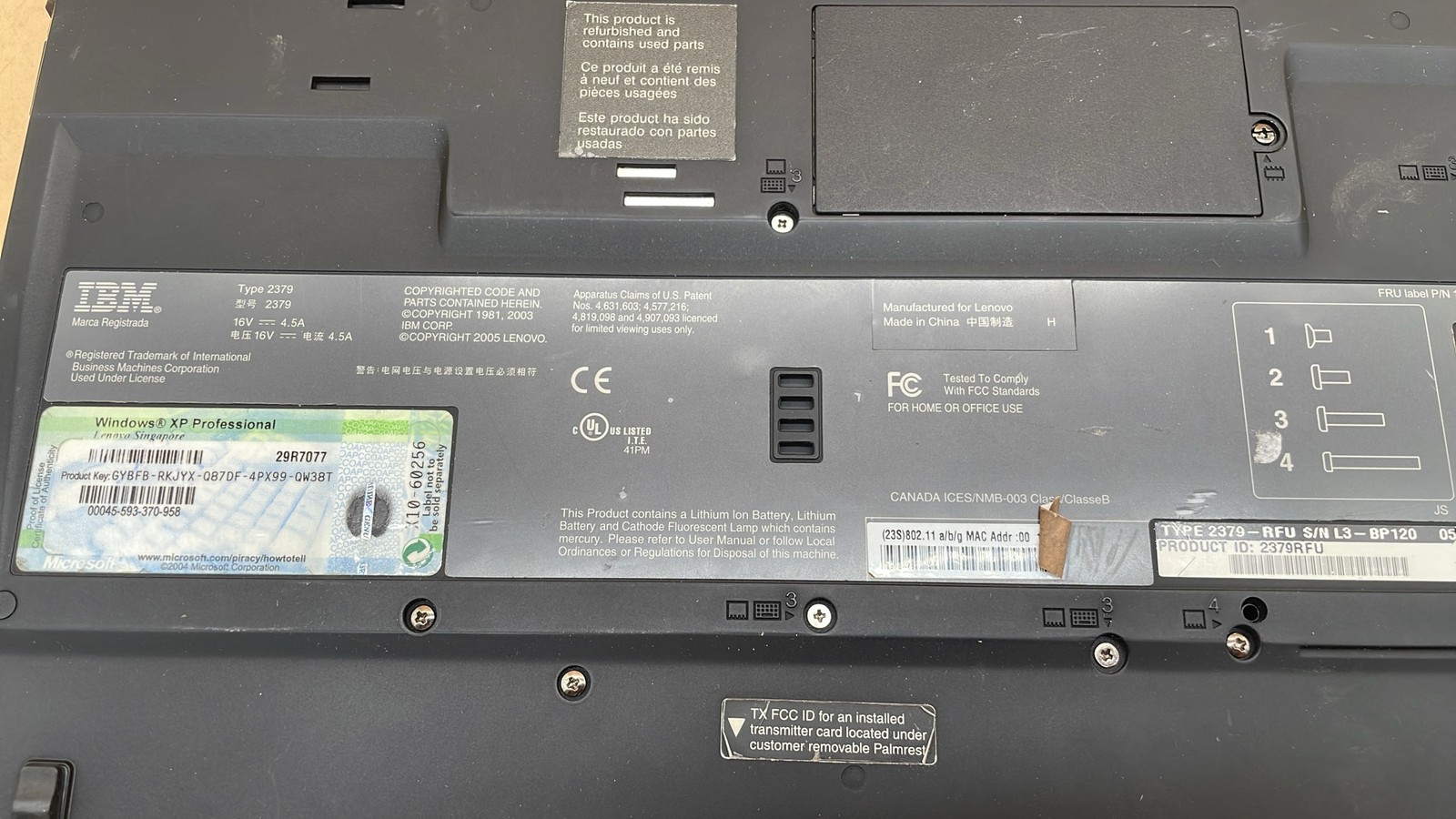 Gateway KAV60 10.1-Inch & IBM ThinkPad T42 Type 2379 14.1-Inch Laptops No HDD