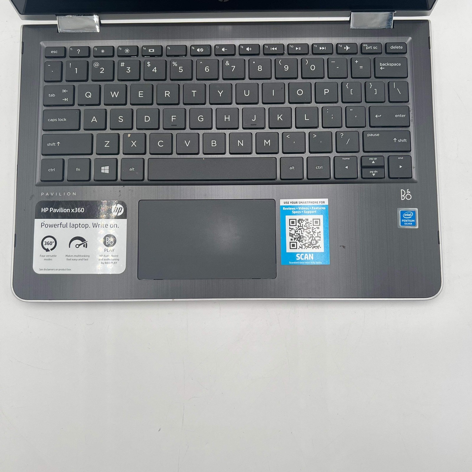 HP Pavilion x360 11m-ad113dx 11″ Laptop Intel Pentium 4GB RAM 500GB Silver
