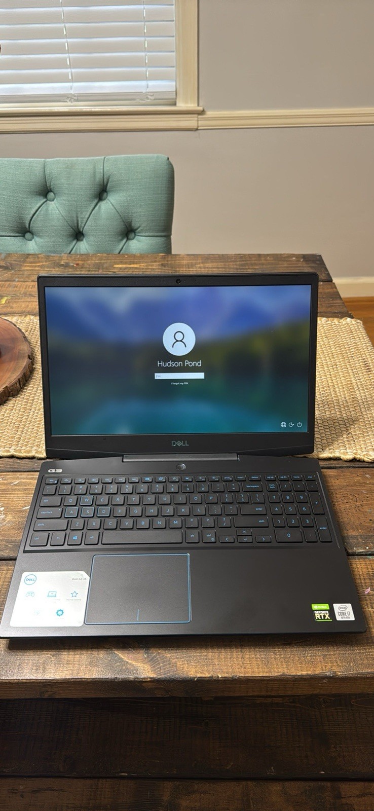 Dell Gaming G3 15 3500 – 15.6″ FHD, Intel i7-10750H 10th Gen, 16GB DDR4 RAM, 512