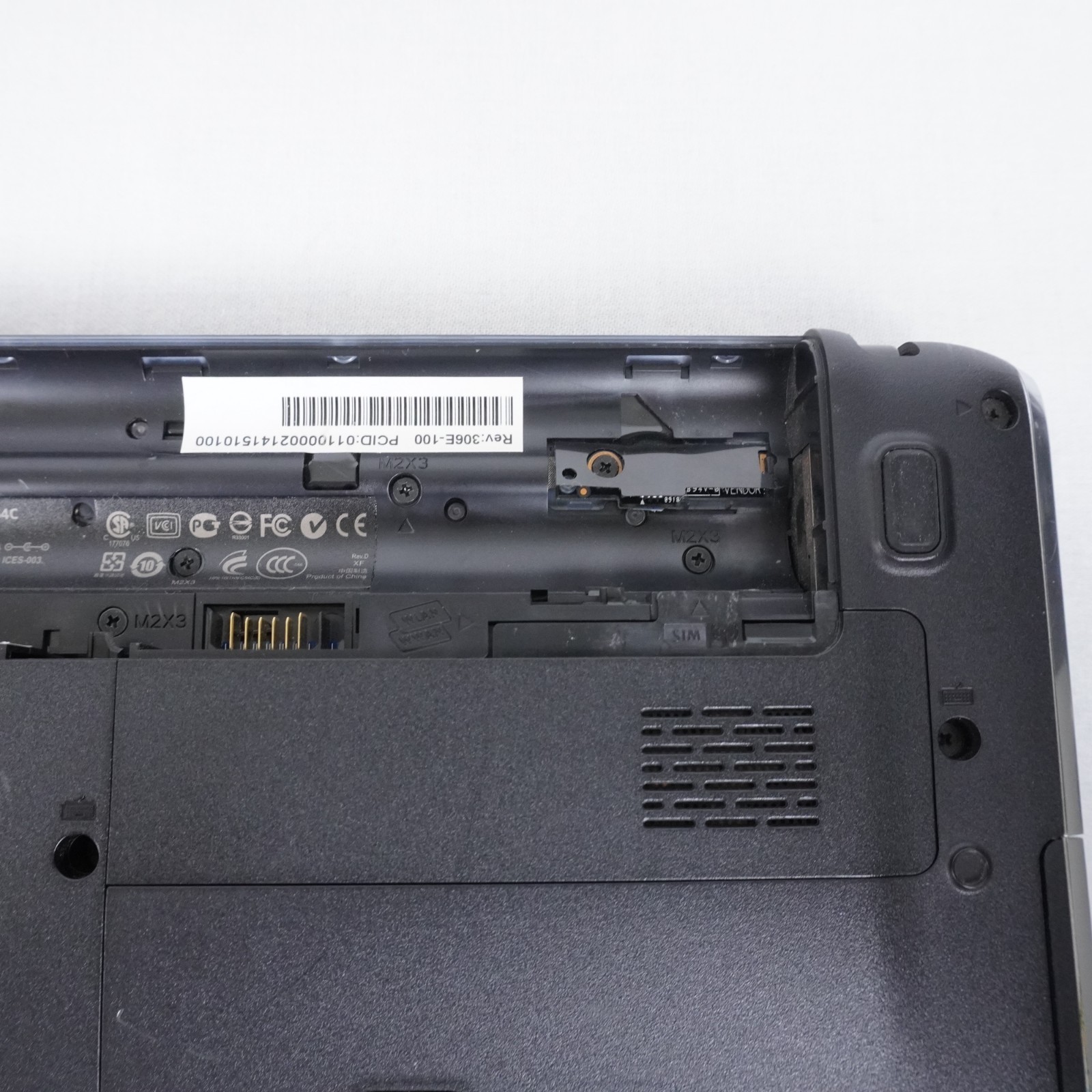 HP Pavilion dv3 Laptop Intel Core 2 Duo Windows Vista Blue For Parts