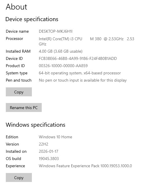 Acer Aspire 5733 Laptop i3 SSD Windows 10 WiFi Webcam Charger Tested