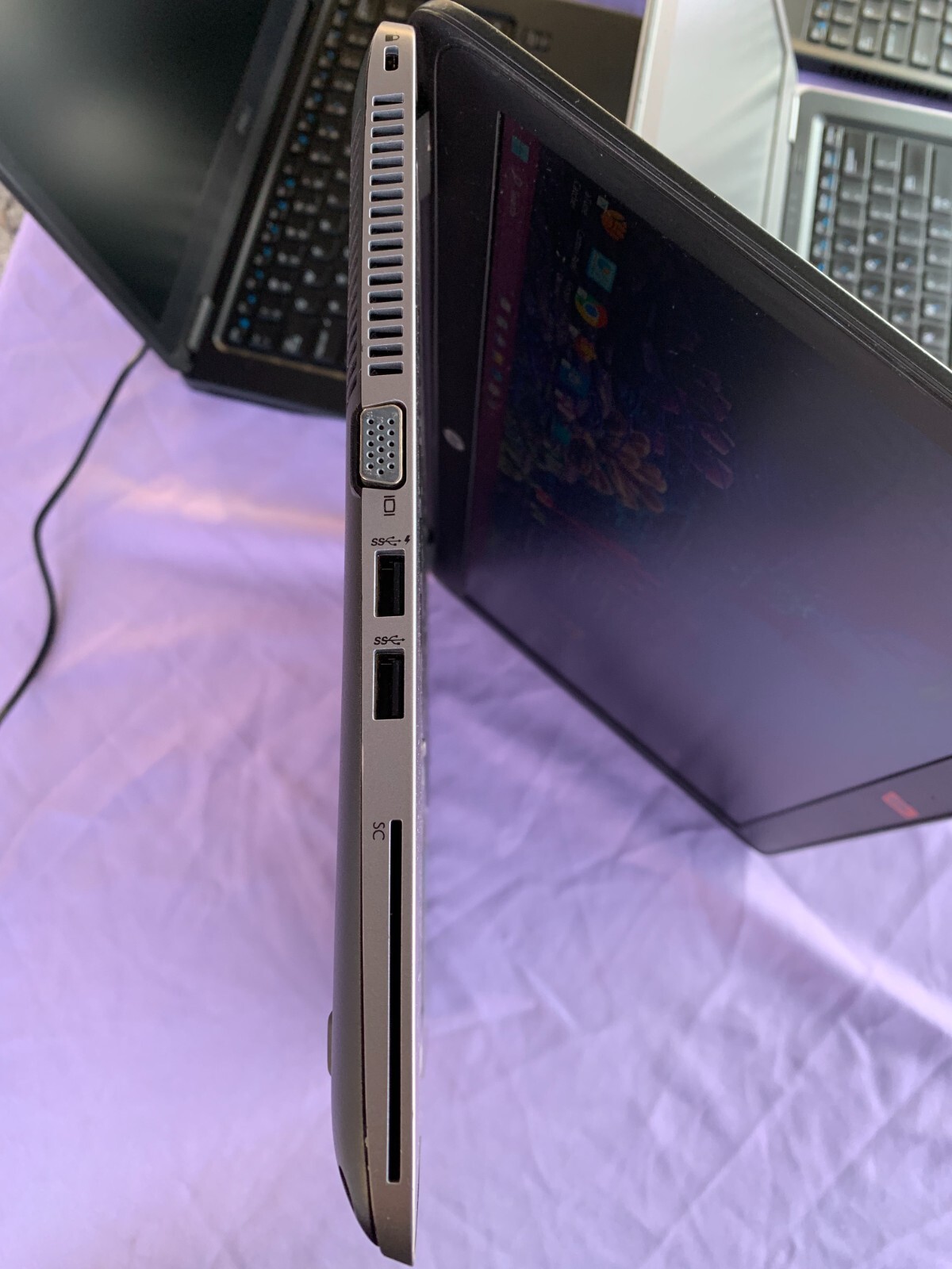 HP ELIBOOK model # 850-G1 i7…i7…i7…. 128 gb ( solid state hard drive )