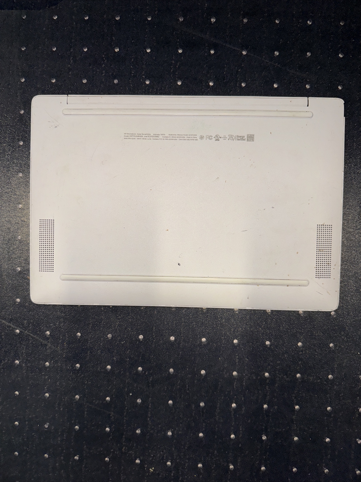 HP Chromebook 11A-NA0021NR, 11.6″ HD 4GB RAM 32GB eMMC SnowWhite For Parts