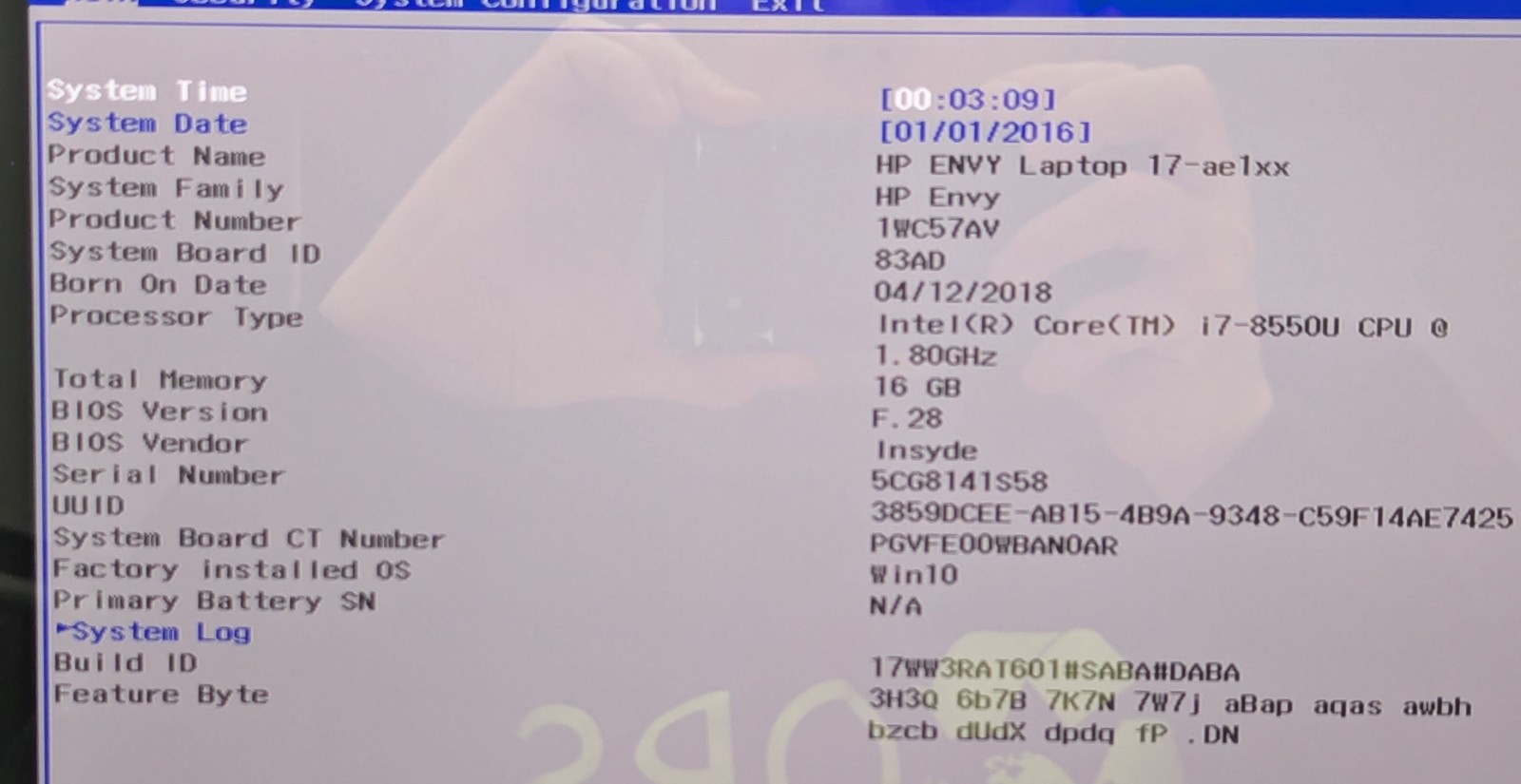 Incomplete HP ENVY 17T-AE100 17.3″ Laptop i7-8550U 1.80GHz 16GB RAM MX150 *READ*