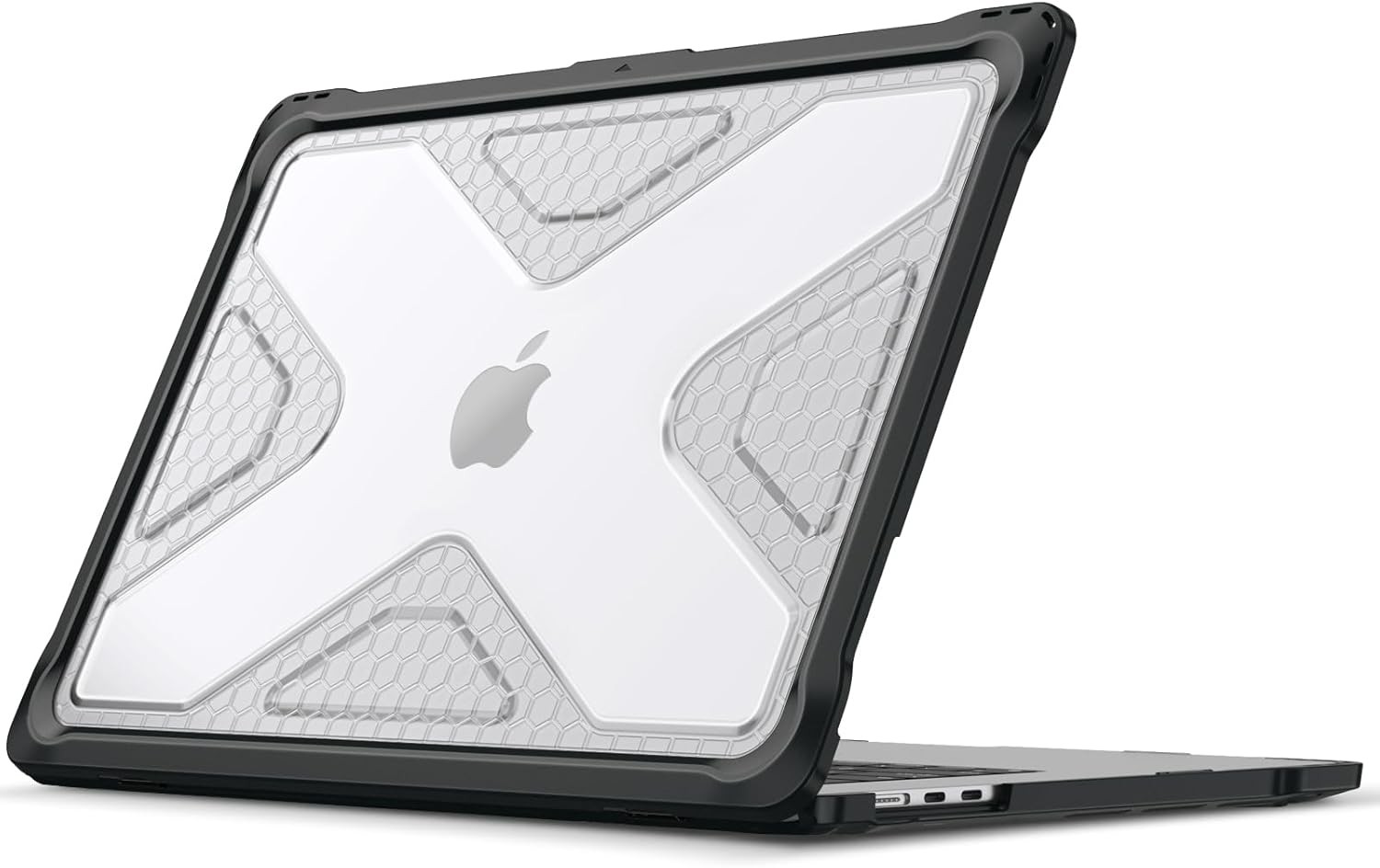 Rugged Hard Shell Case Cover for MacBook Air 15″ A3448 A3241 A3114 A2941 Clear