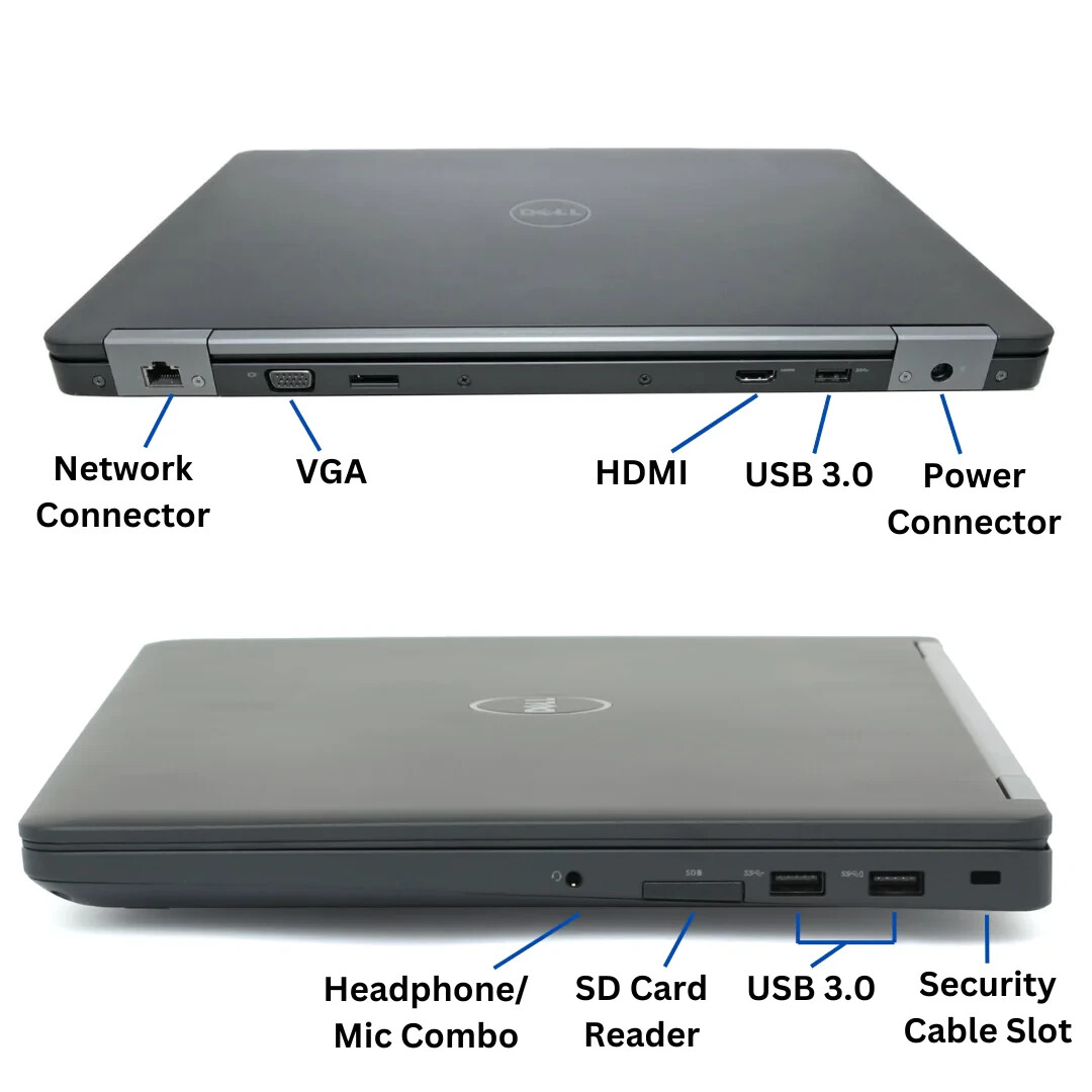 ~OVERSTOCK~ 15.6 Dell Latitude Laptop PC: Intel i5! 16GB RAM! 256GB SSD! Webcam!