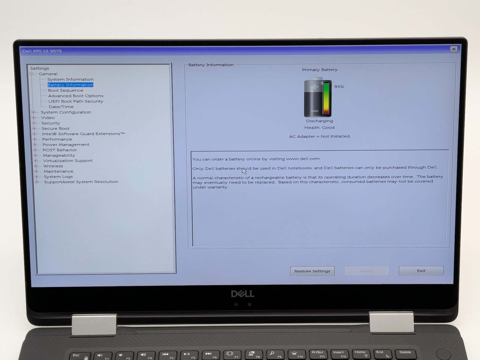 Dell XPS 15 9575 2-in-1 15″ FHD Touch I7-8706G 1TB SSD 16GB W11P *READ*