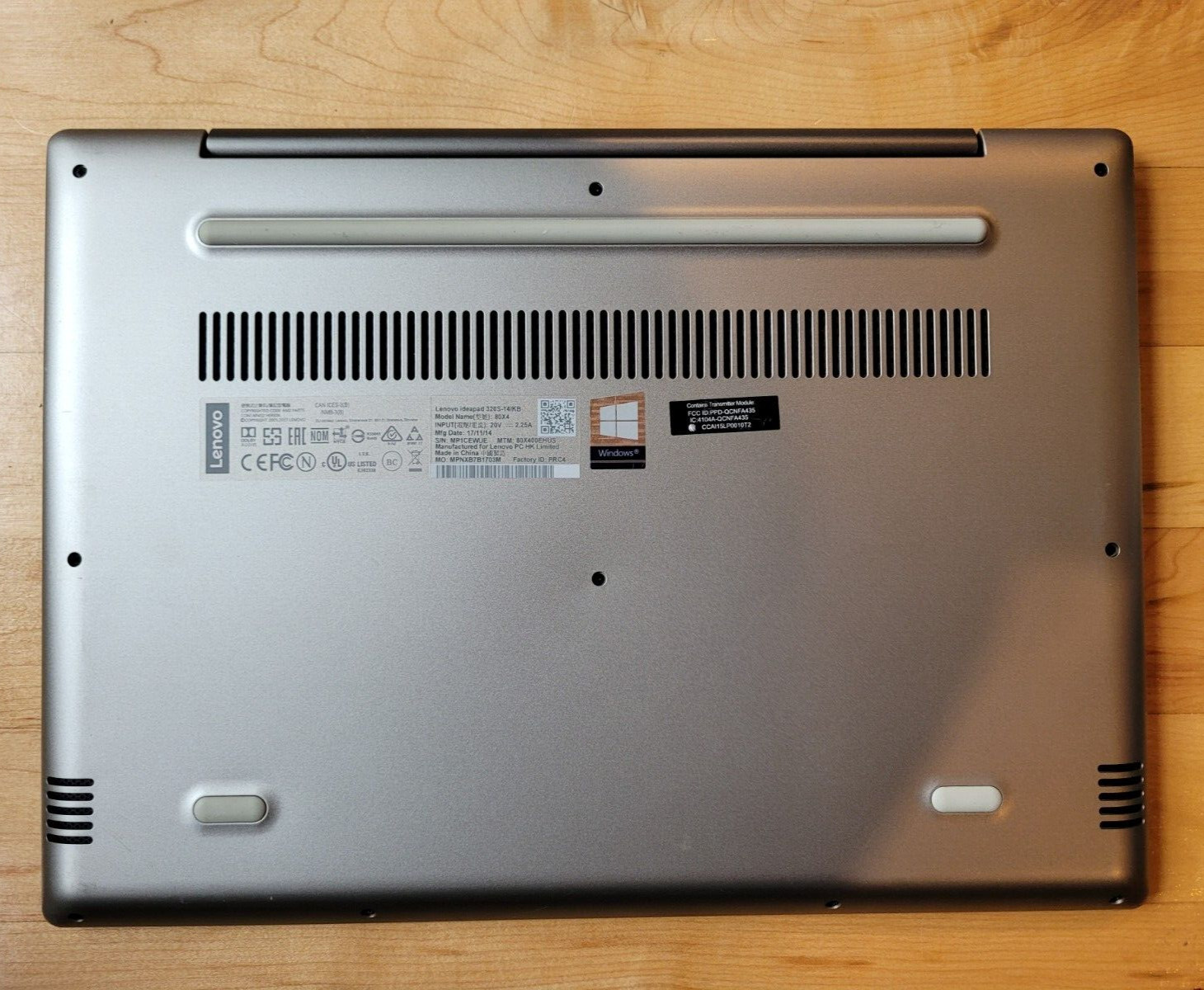 Lenovo Idea pad 320 S- 14 80 X 4 15.6″ 4GB RAM 256GB