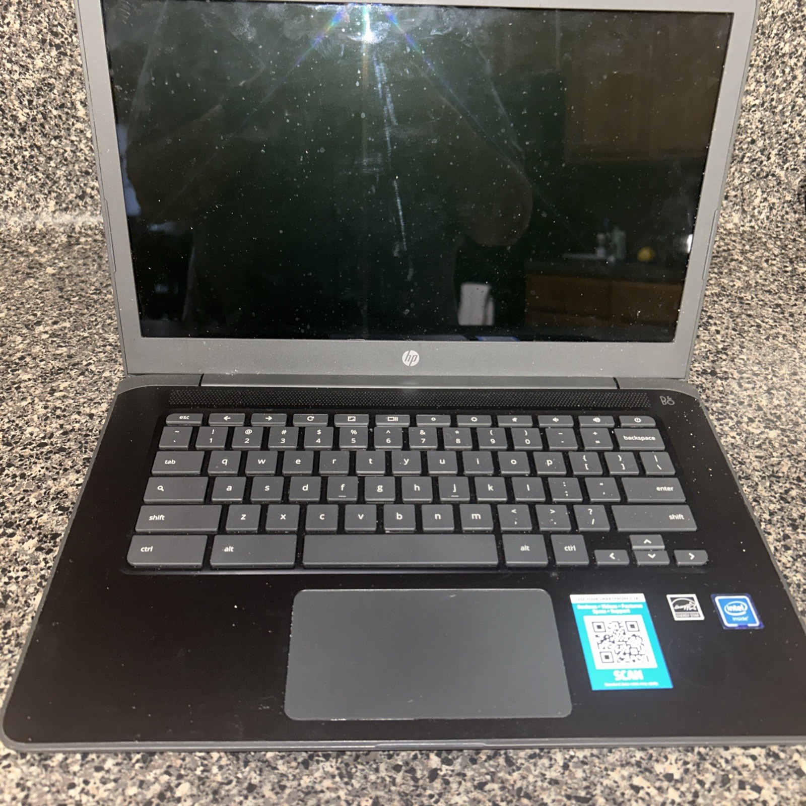 HP Chromebook 14-CA061DX 14″ Touchscreen Intel Celeron Laptop Gray | For Parts
