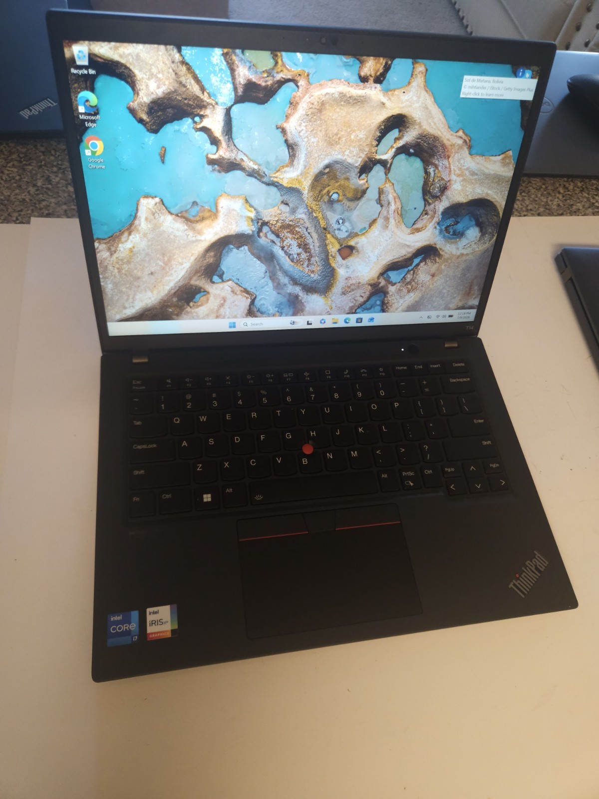 Lenovo ThinkPad T14 i7 32gb Ram 512gb SSD Drive Gen3 1260p 14″ Screen Win 11Pro
