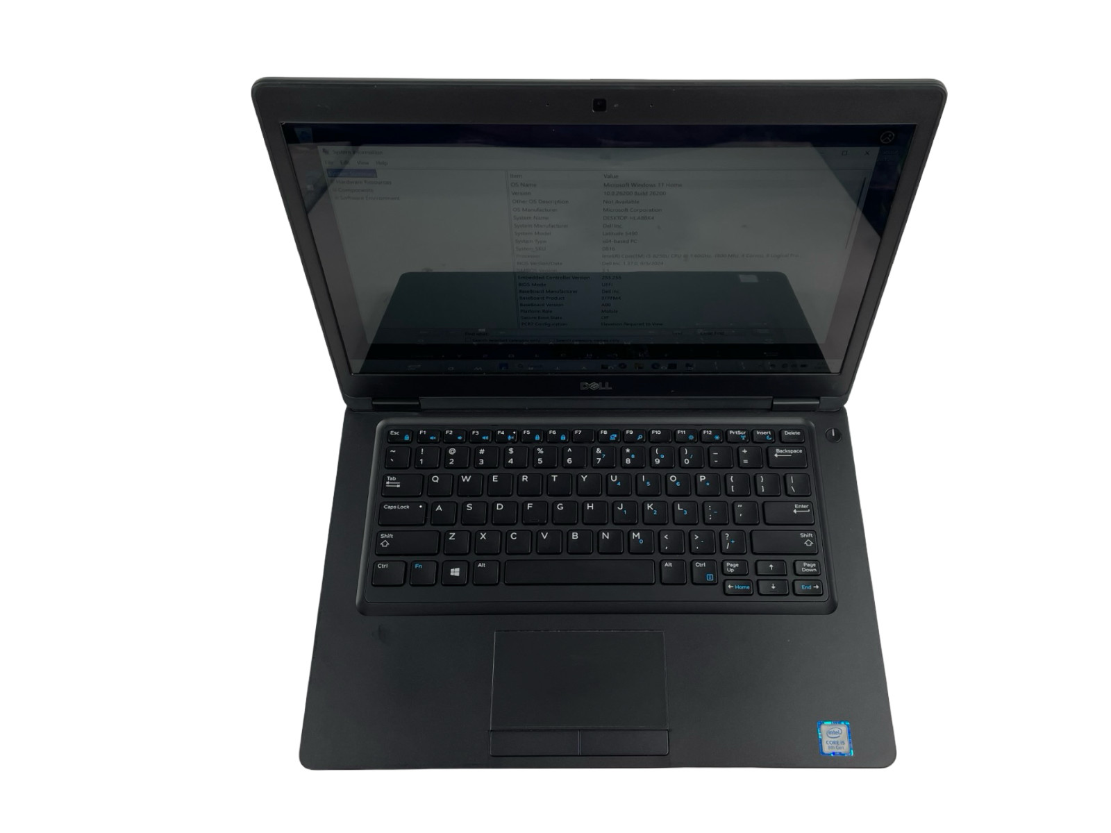 Dell Latitude 5490 Intel Core i5-8250u 1.6GHz 8GB RAM 256GB SSD Win11Home, TOUCH