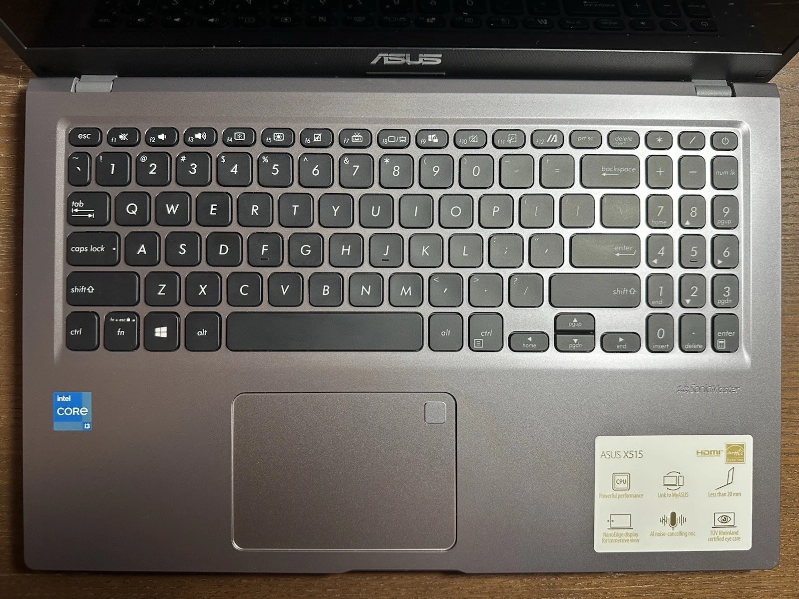 ASUS VivoBook 15 R565EA-UH31T | i3-1115G4 | 12GB RAM | 512GB SSD | Win 11 Home